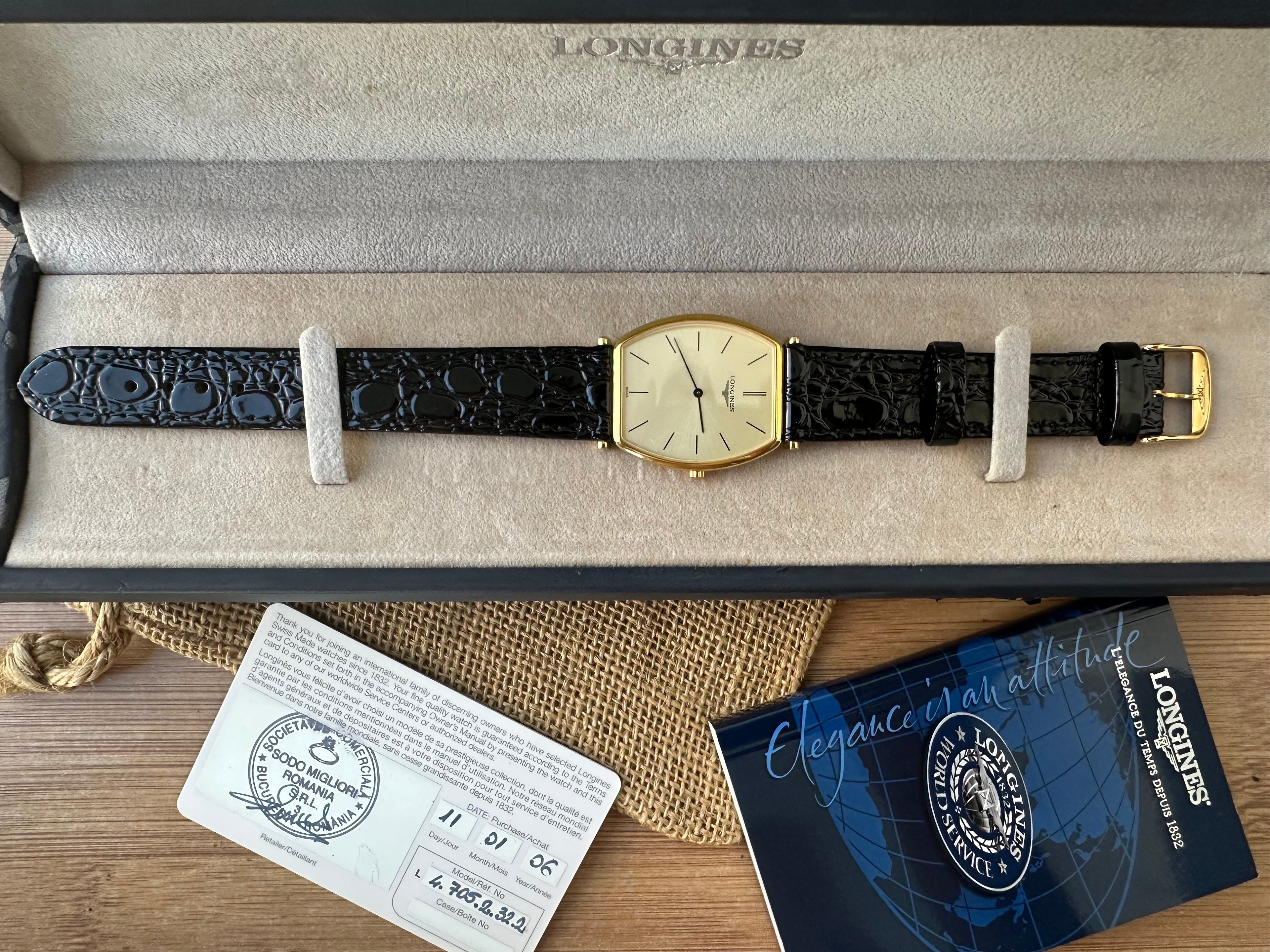 Longines La Grande Classique Tonneau Lady L4.705.2.32.2