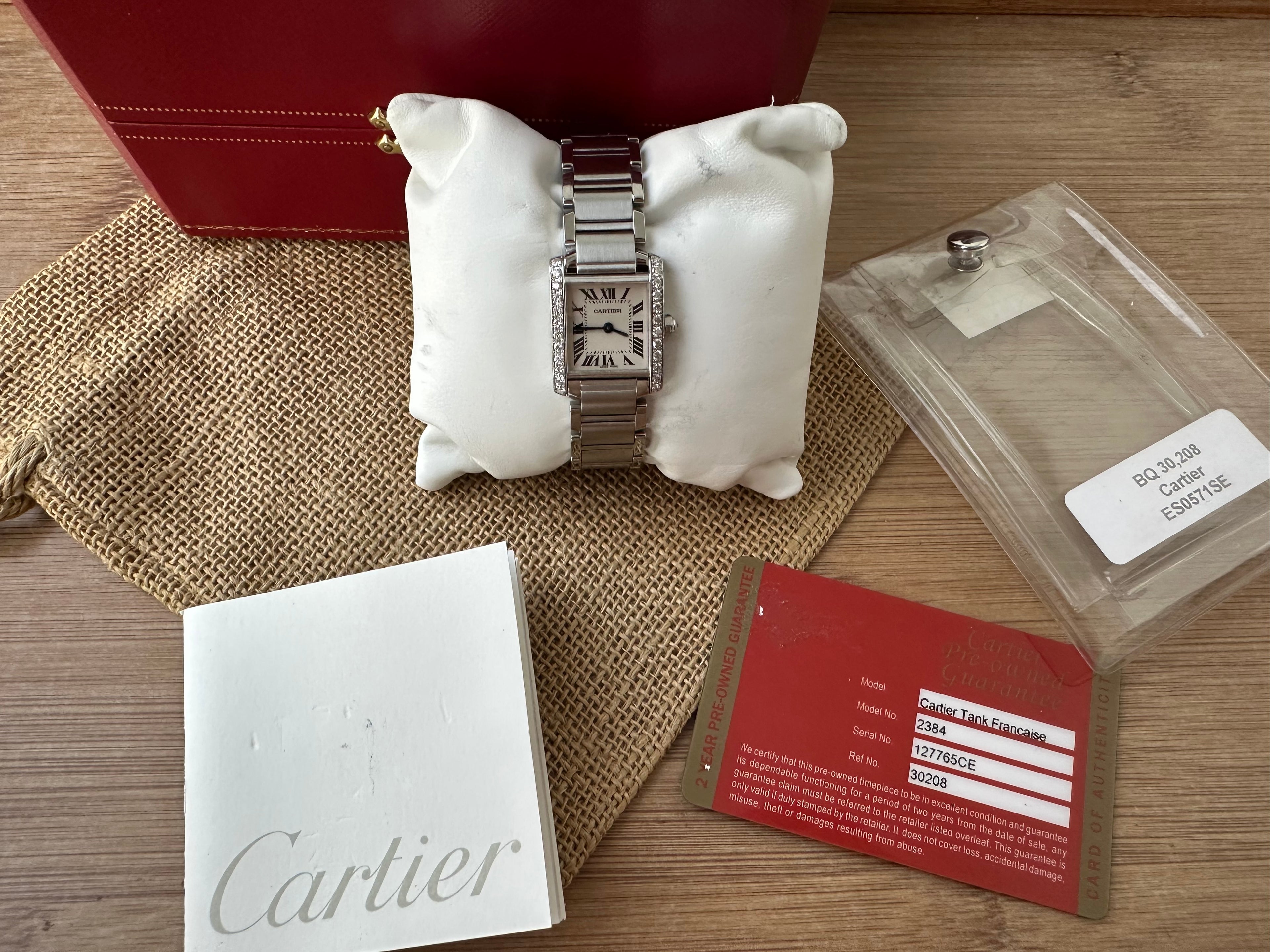 Cartier Tank Française Full set, impecabil 20mm - 2384