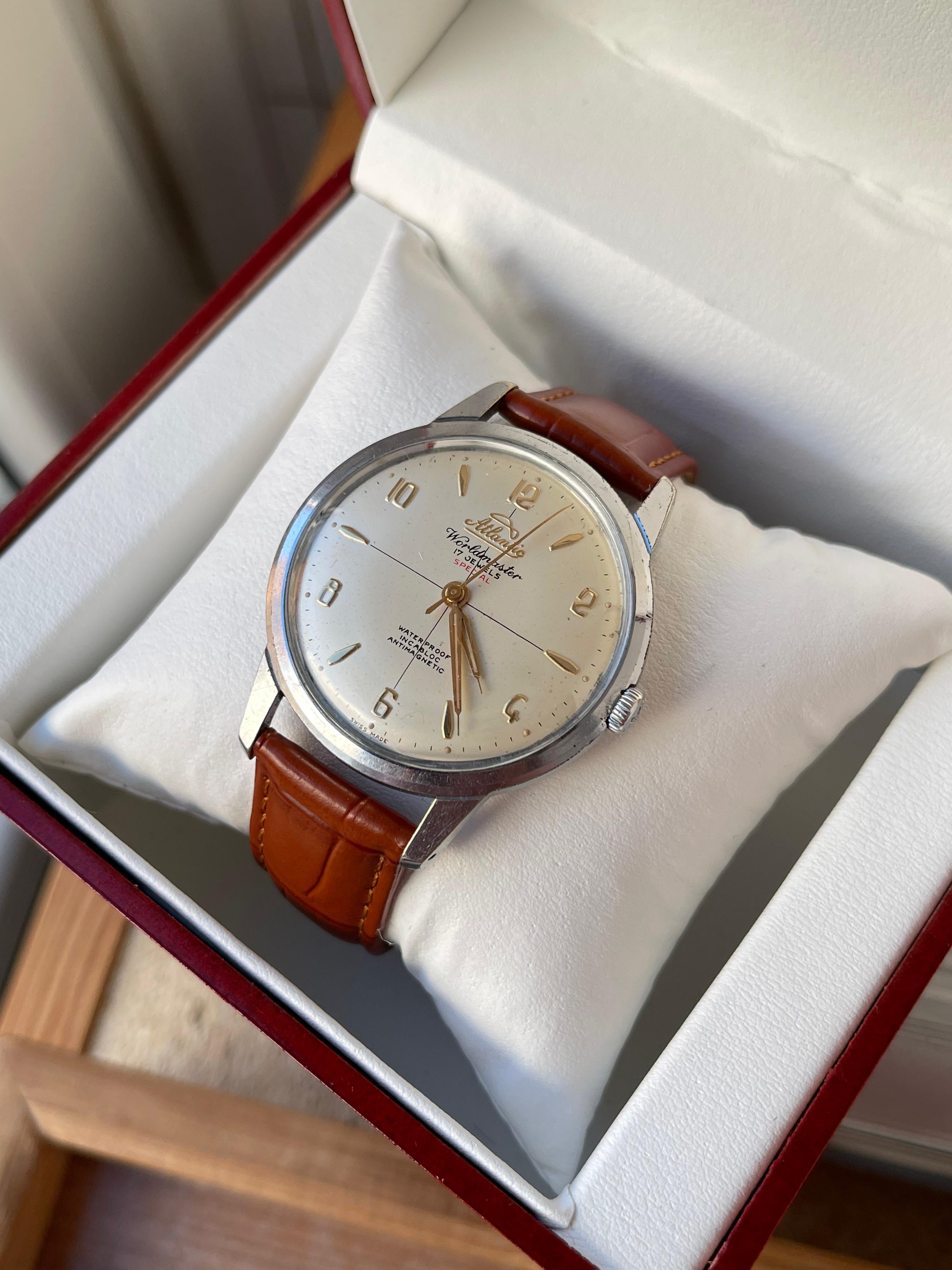 Atlantic Worldmaster 38mm - Mecanic - Mecanism Eta
