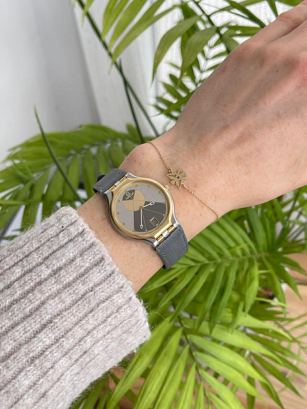 Omega De Ville Symbol - bezel aur 18K