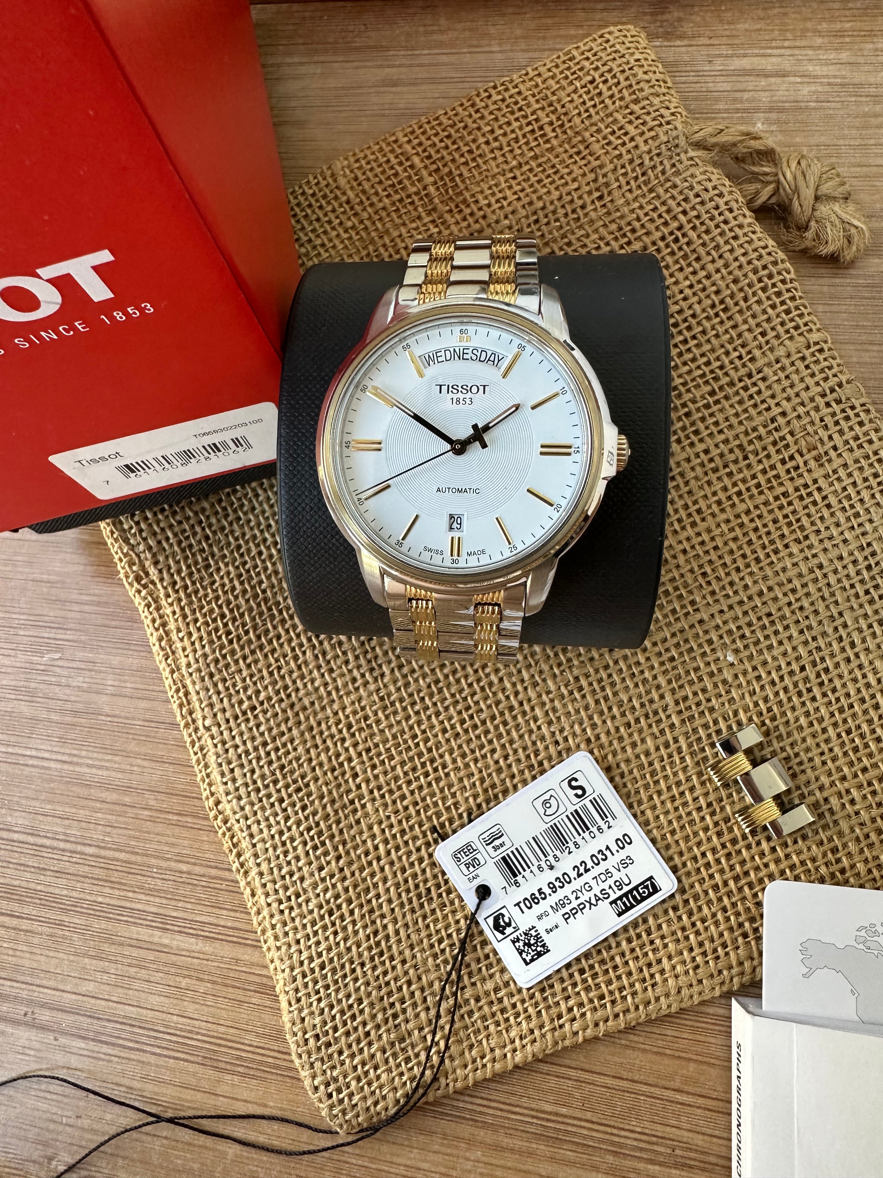 Tissot Automatic - Two tone - Eta 2834 full set