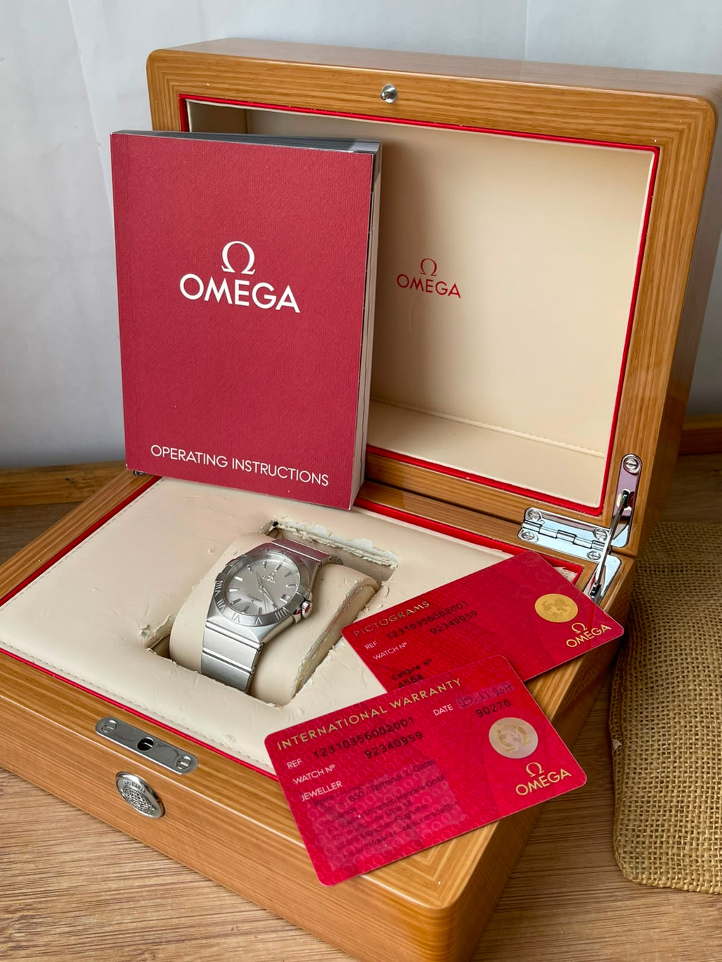 Omega Constellation 2017 Full Set Impecabil Ref. 123.10.35.60.02.001
