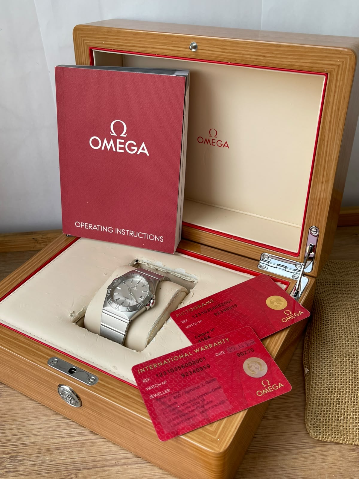 Omega Constellation 2017 Full Set Impecabil Ref. 123.10.35.60.02.001
