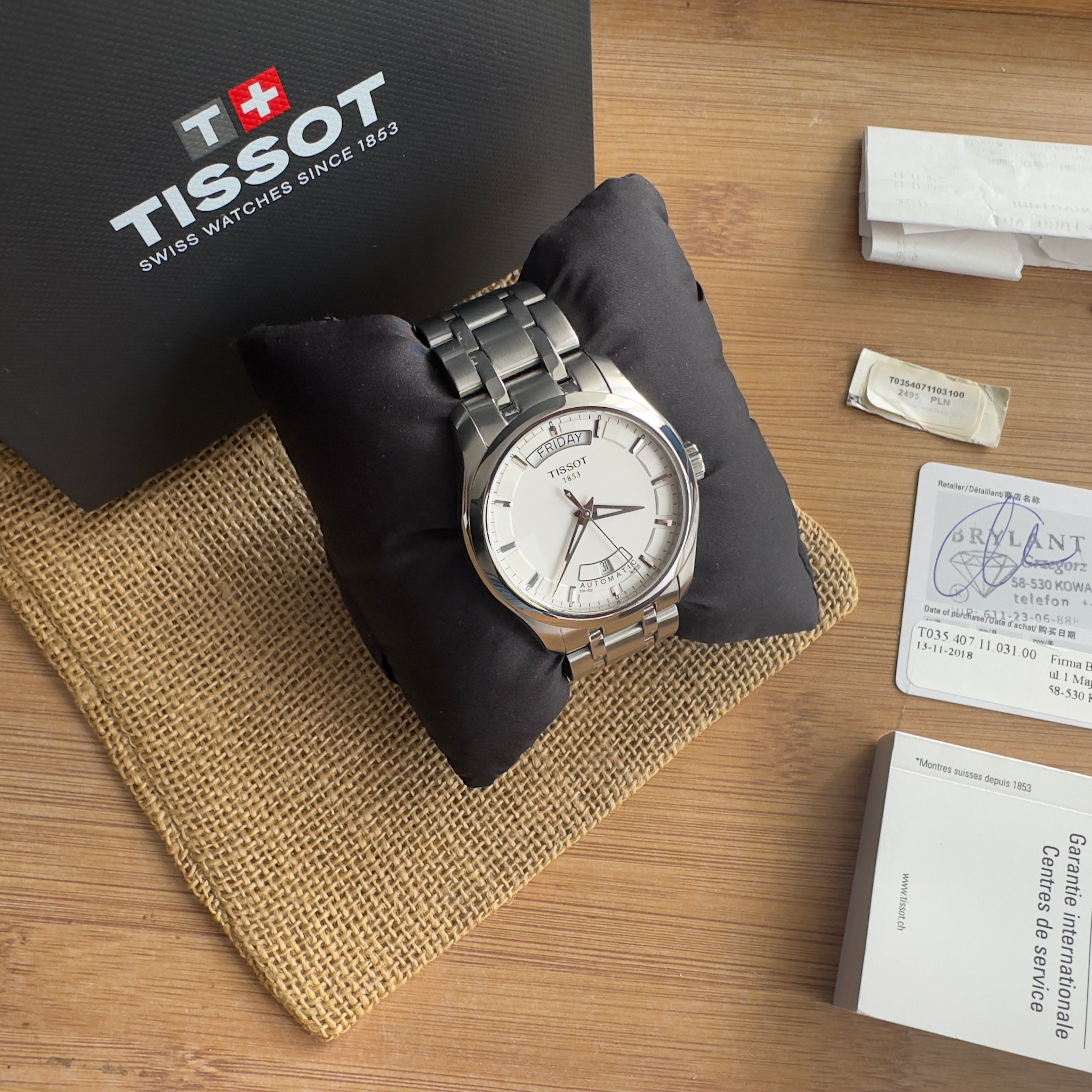 Ceas Tissot Couturier Daydate 39mm automatic - Full set - Eta2834-2 impecabil