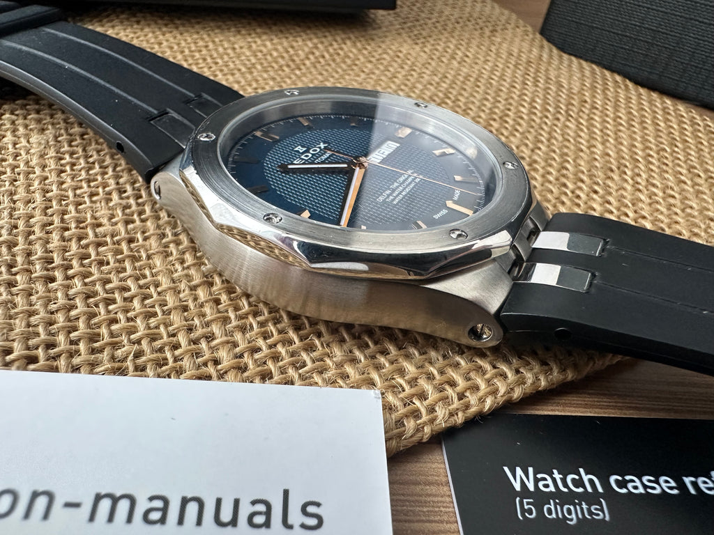Ceas Edox Delfin Full set Rubber Strap