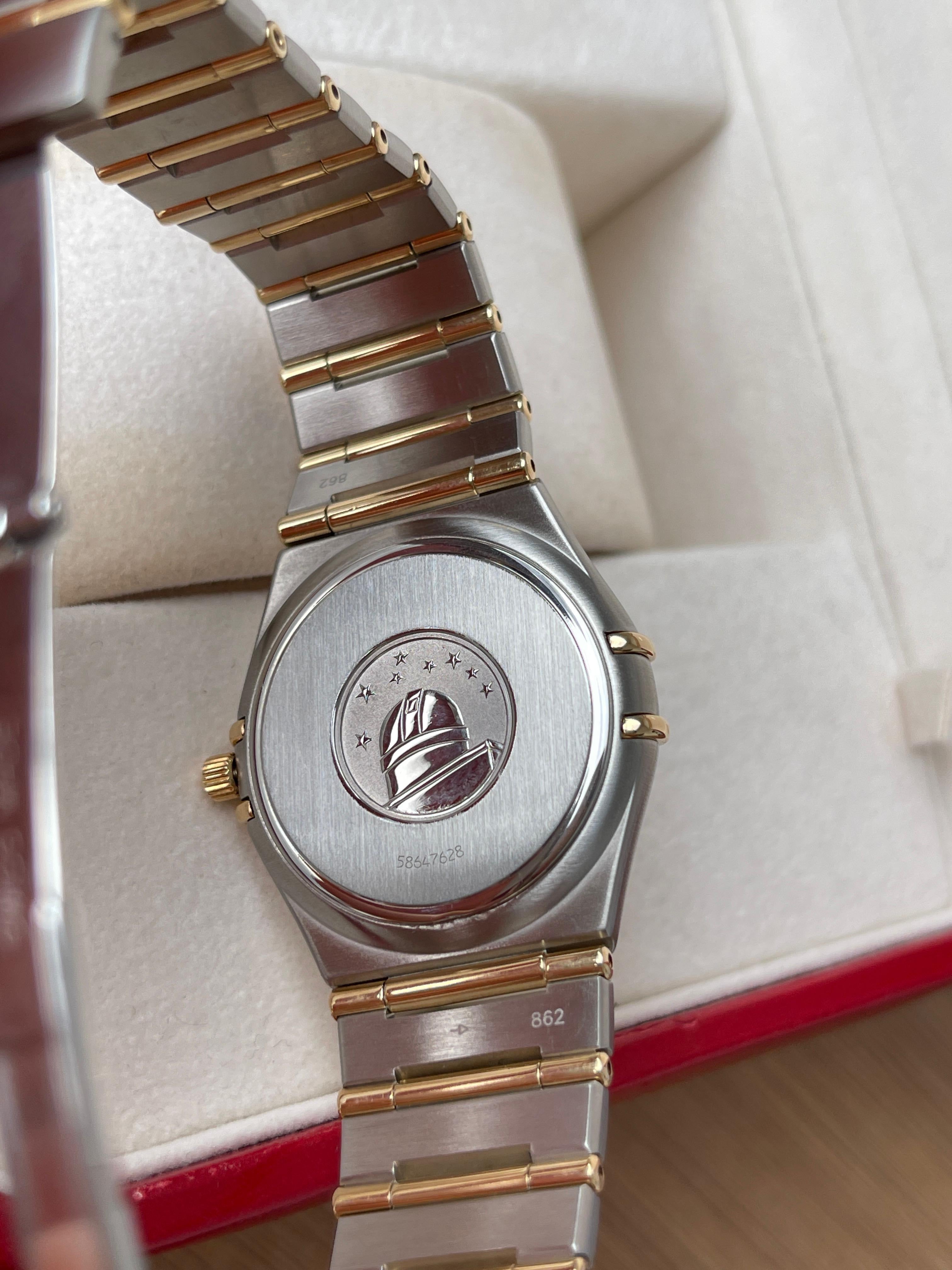 Superb Omega Constellation Aur 18k şi Oțel - Full set, conditie excelentǎ