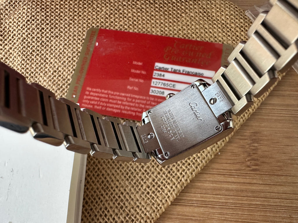 Cartier Tank Française Full set, impecabil 20mm - 2384