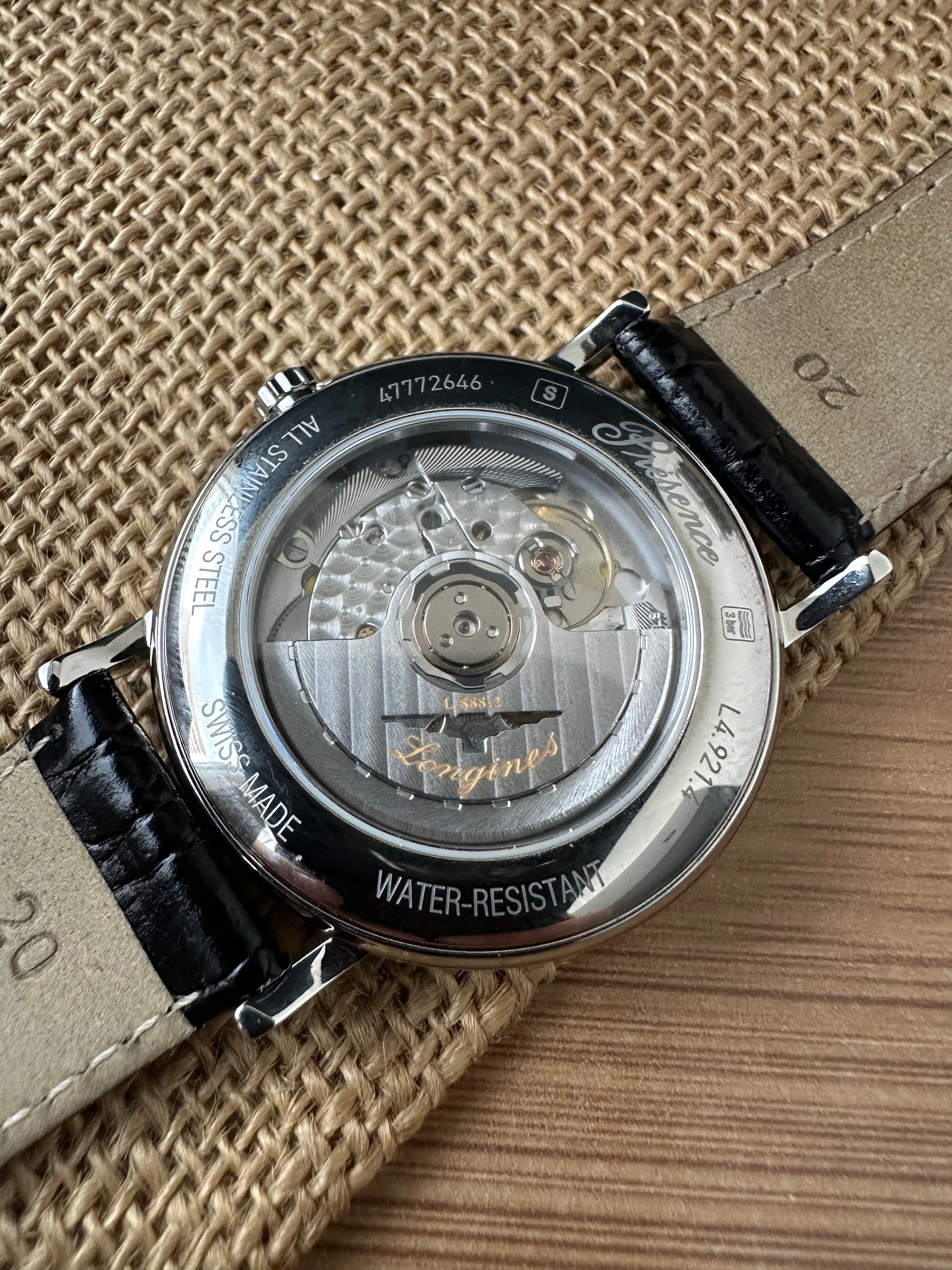 Longines Présence Automatic 38.5mm diametrul - impecabil - Full set L4.921.4.52.2