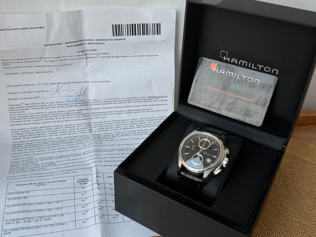 Hamilton Jazzmaster Valjoux 7750 - Ref. H326160
