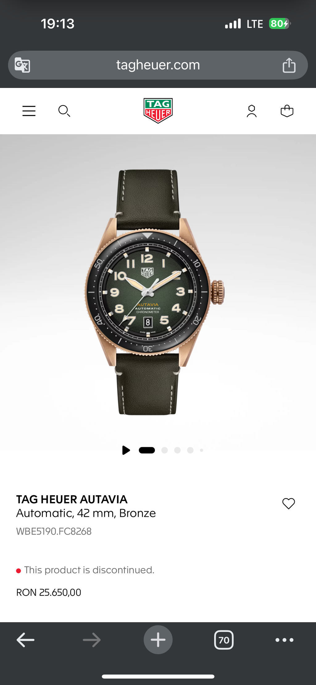 Tag Heuer Autavia 42mm - Impecabil