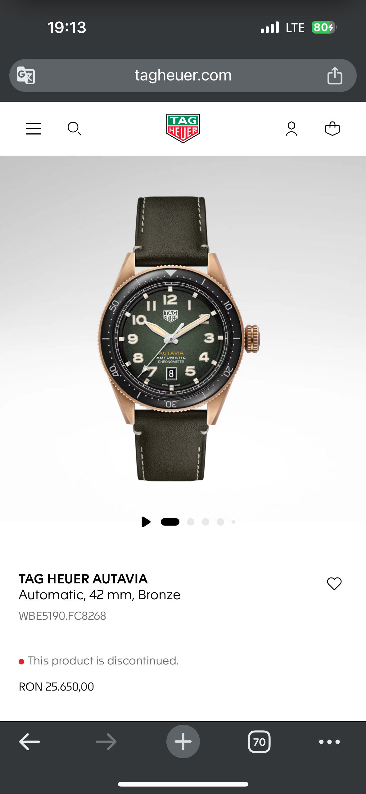 Tag Heuer Autavia 42mm - Impecabil