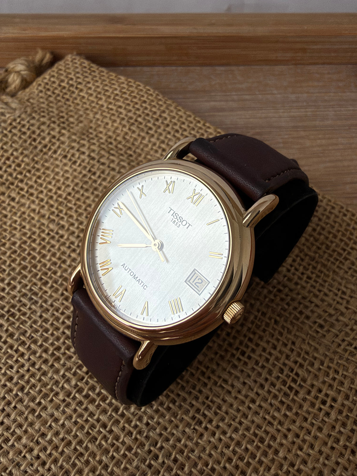 Ceas Tissot Carson - 36mm - Aur 18K Automatic - Ref. T71.3.444.13