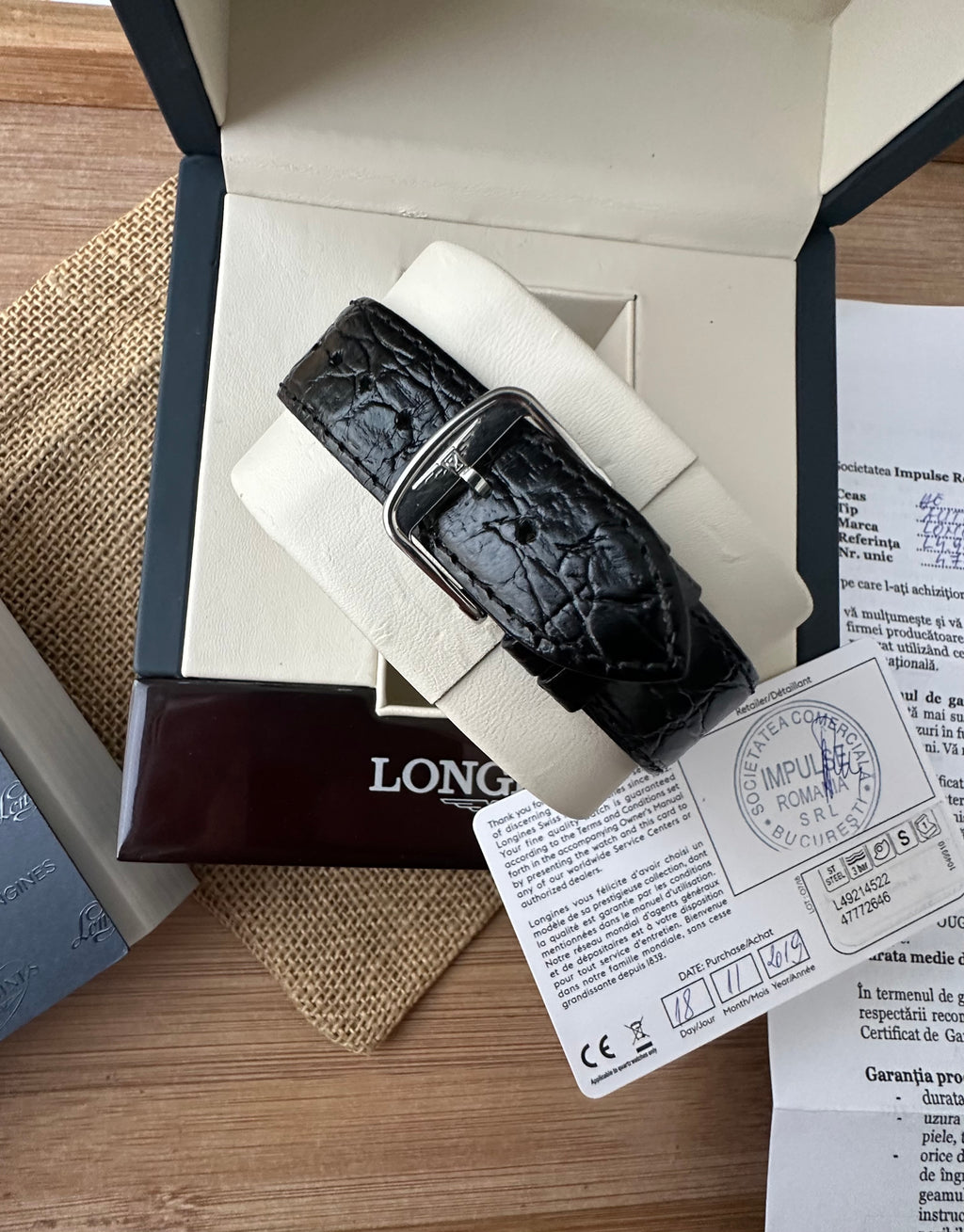 Longines Présence Automatic 38.5mm diametrul - impecabil - Full set L4.921.4.52.2