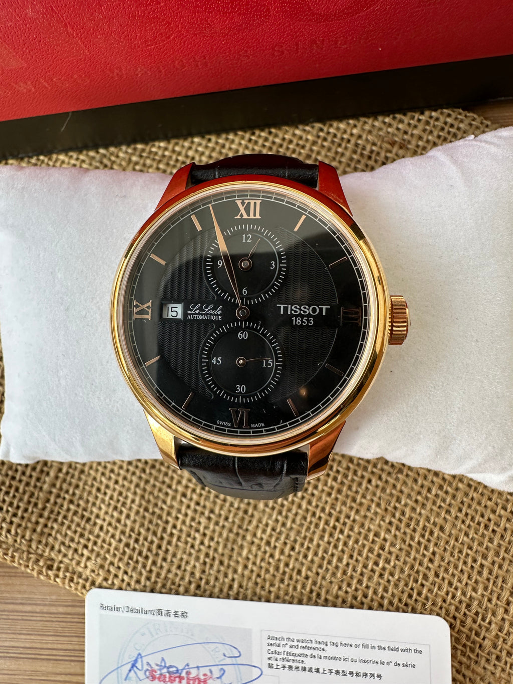 Tissot Le Locle - 39.3mm diametrul - mecanism Eta 2825-2