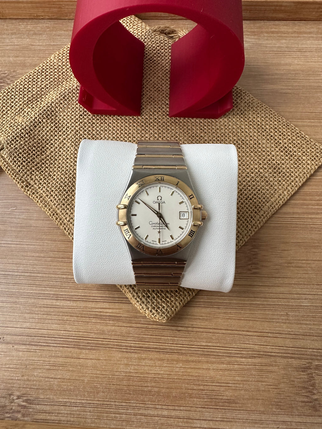 Omega Constellation Aur 18k Oțel Automatic 35.5mm diametrul