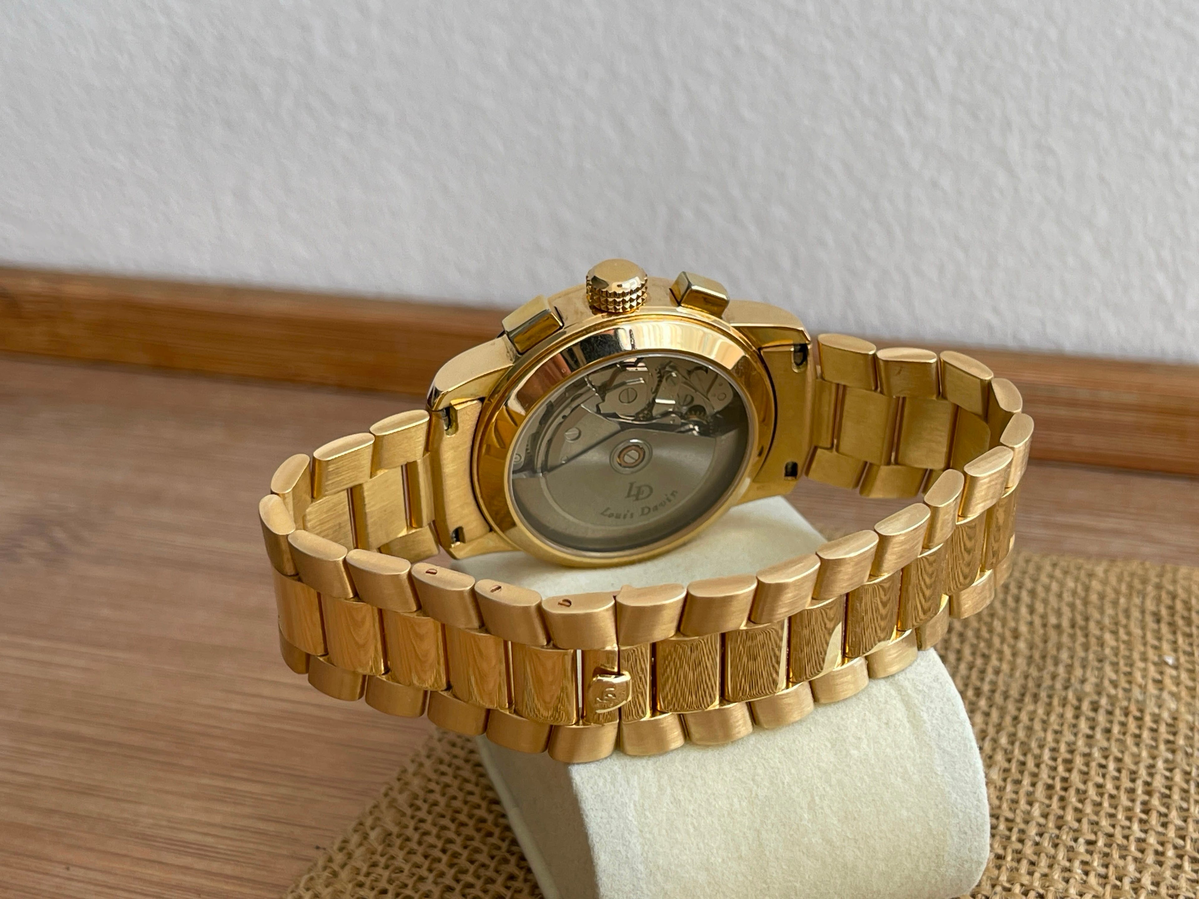 Ceas din Aur 18K Louis Davin - Valjoux 7750 - 148g total