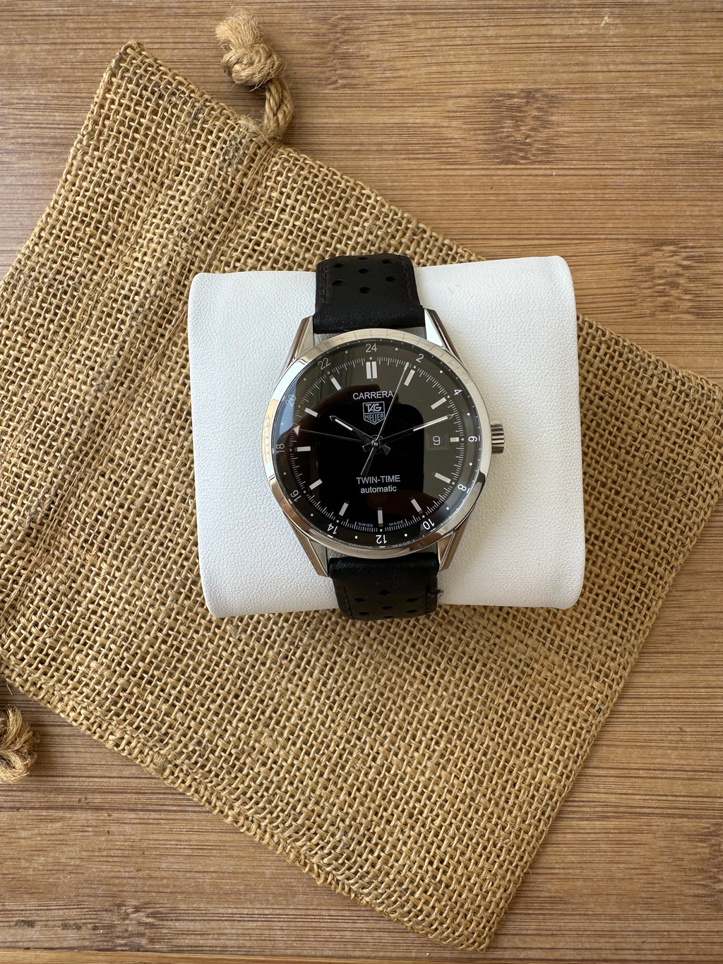 Tag Heuer Carrera Twin time GMT 39mm - Ref. WV2115