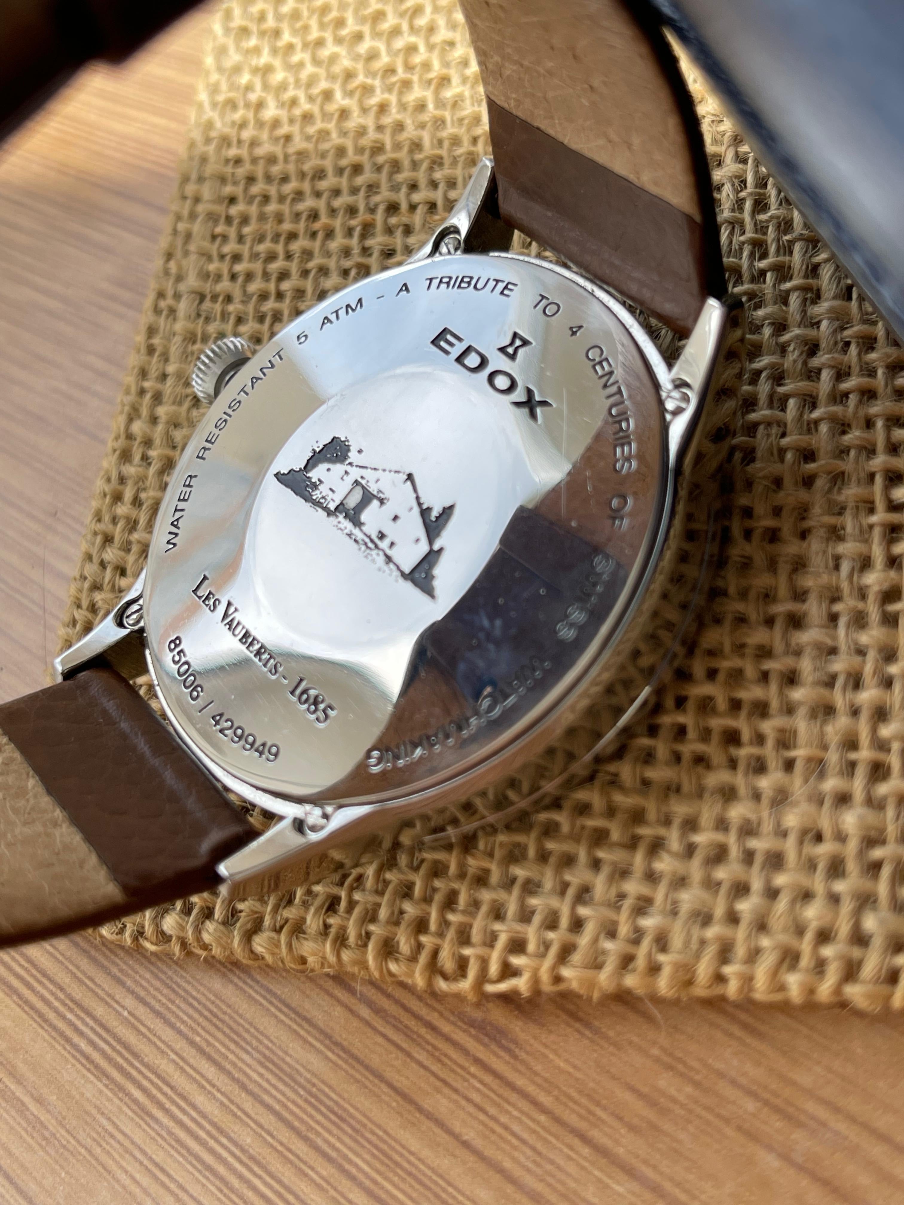 Ceas Edox Les Vauberts Automatic - Open Heart