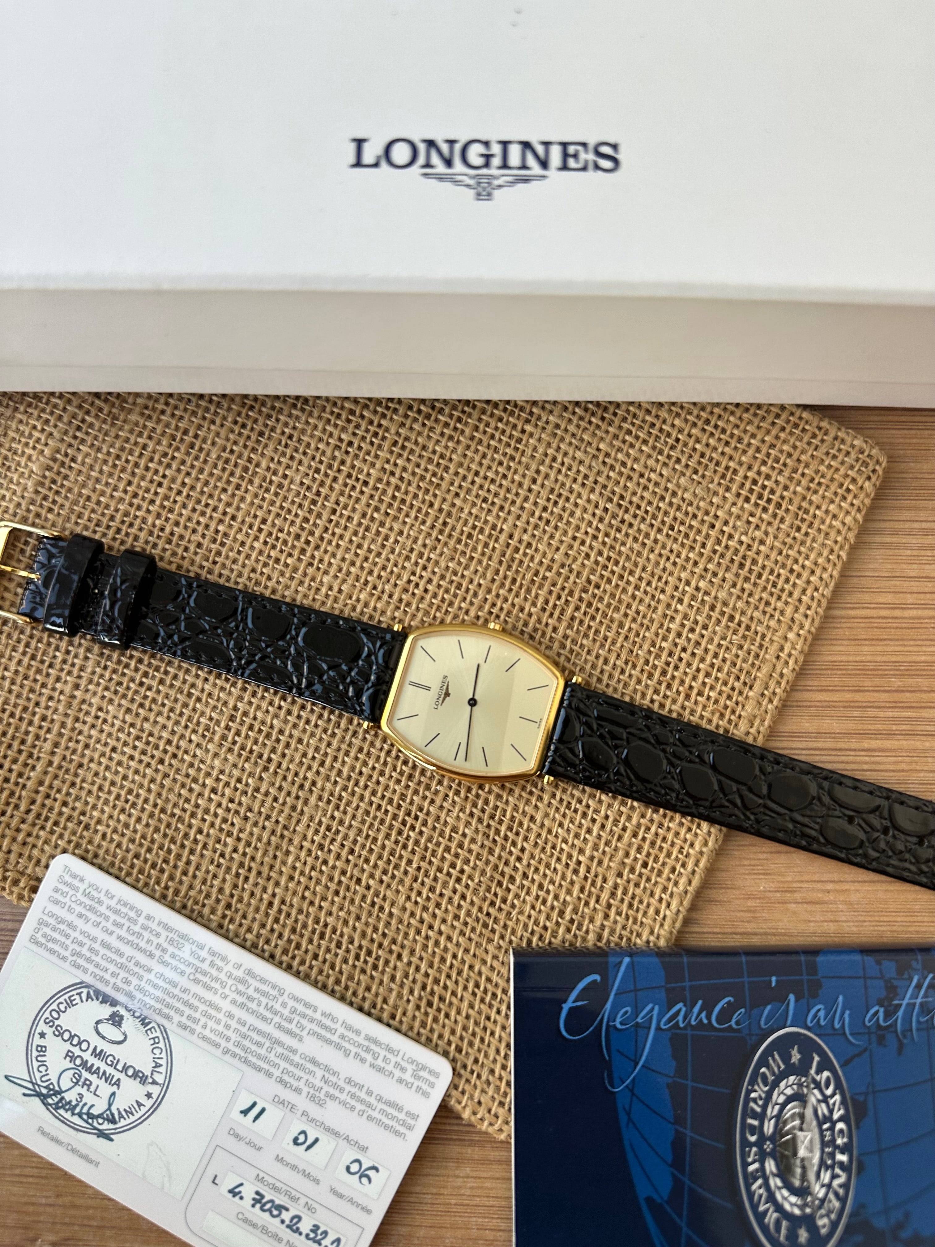 Longines La Grande Classique Tonneau Lady L4.705.2.32.2
