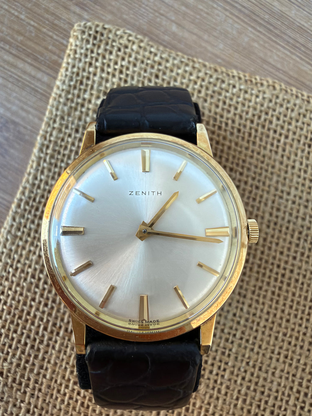 Zenith Aur 18K - Vintage NOS - New old stock- Full set