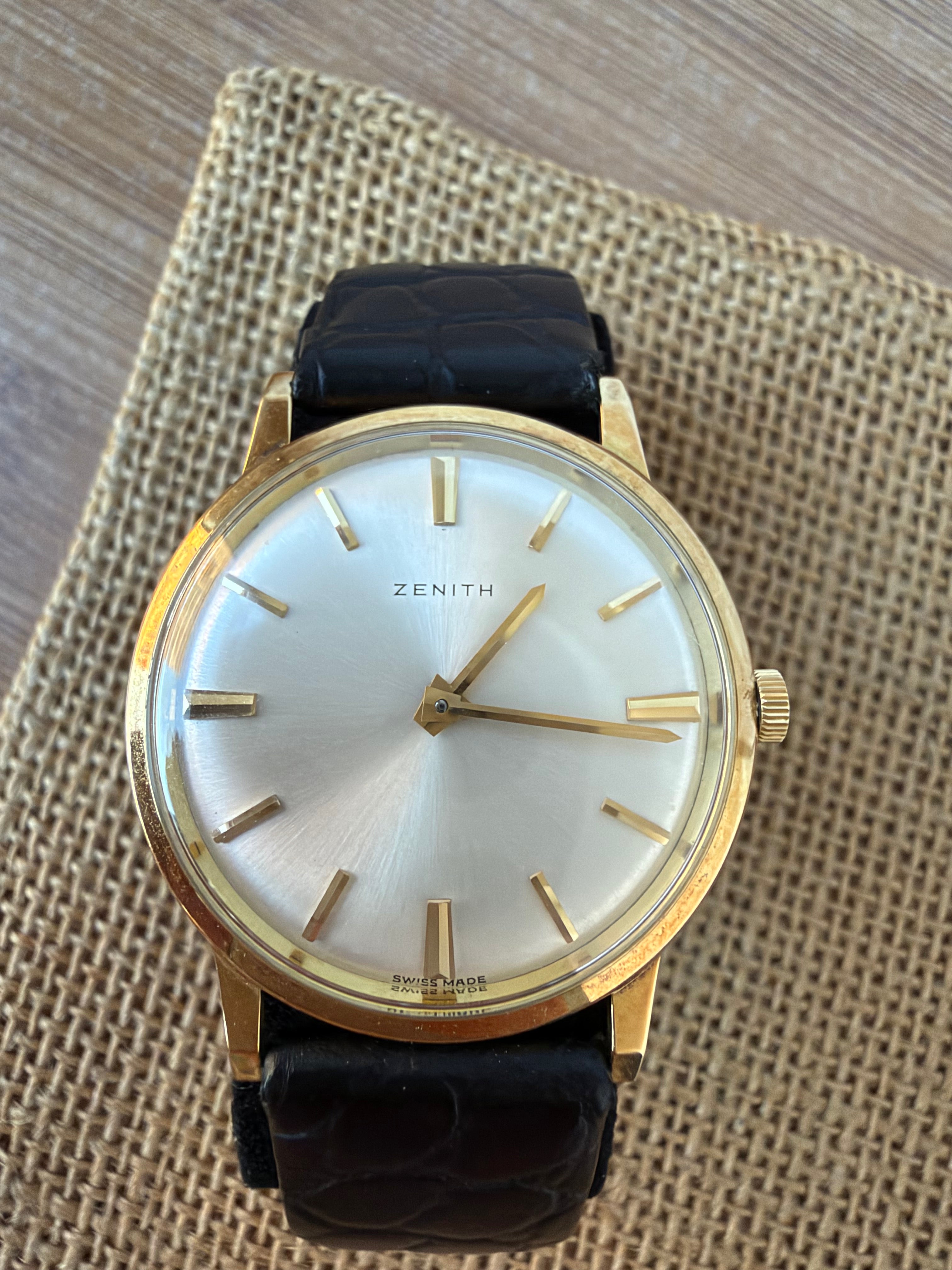 Zenith Aur 18K - Vintage NOS - New old stock- Full set
