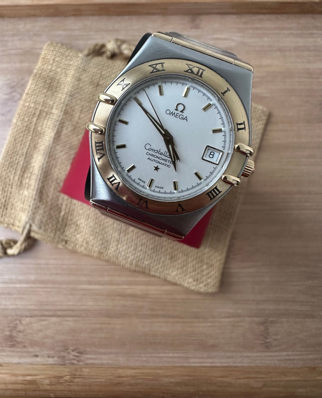 Omega Constellation Aur 18k Oțel Automatic 35.5mm diametrul