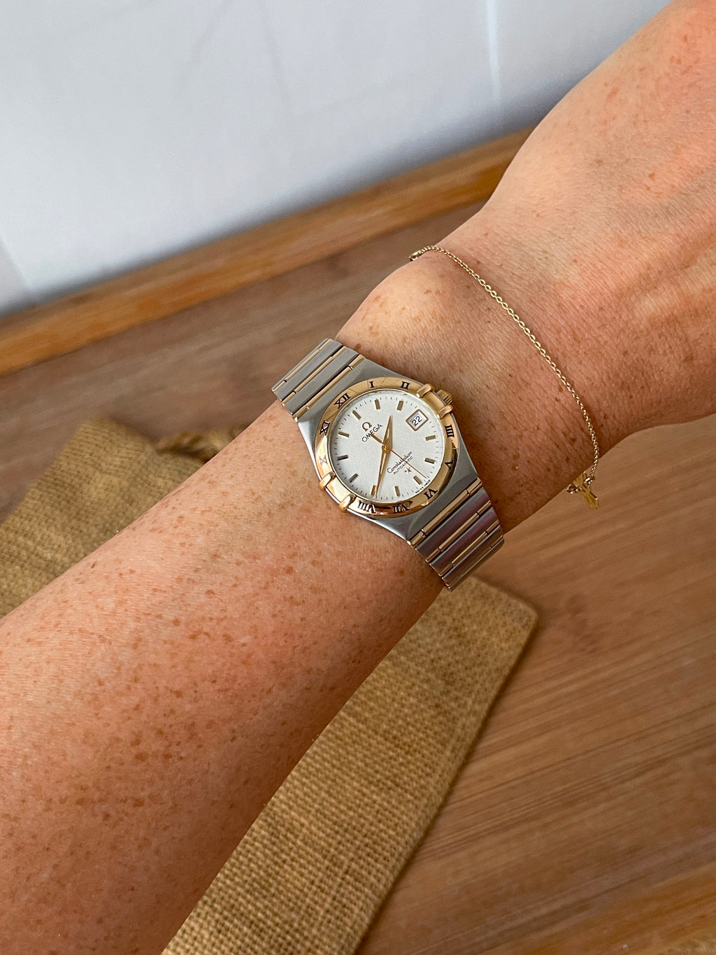 Omega Constellation Automatic Aur 18K Otel - 27mm - impecabil - Ref. 1292.30.00