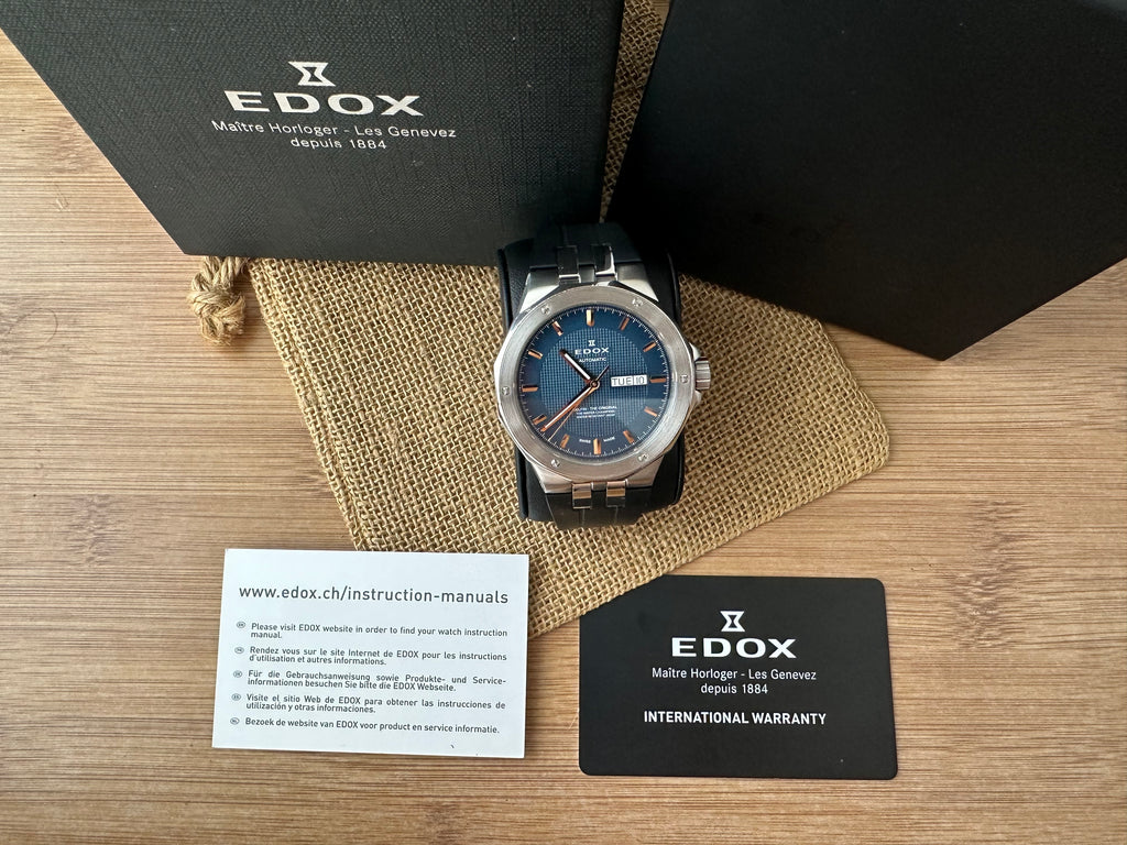 Ceas Edox Delfin Full set Rubber Strap