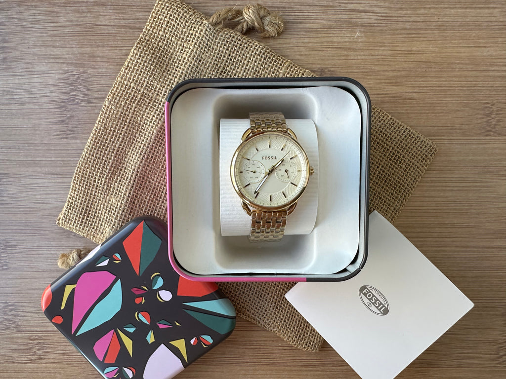 Ceas Fossil Tailor Gold nou - ES3714 - 35mm diametrul