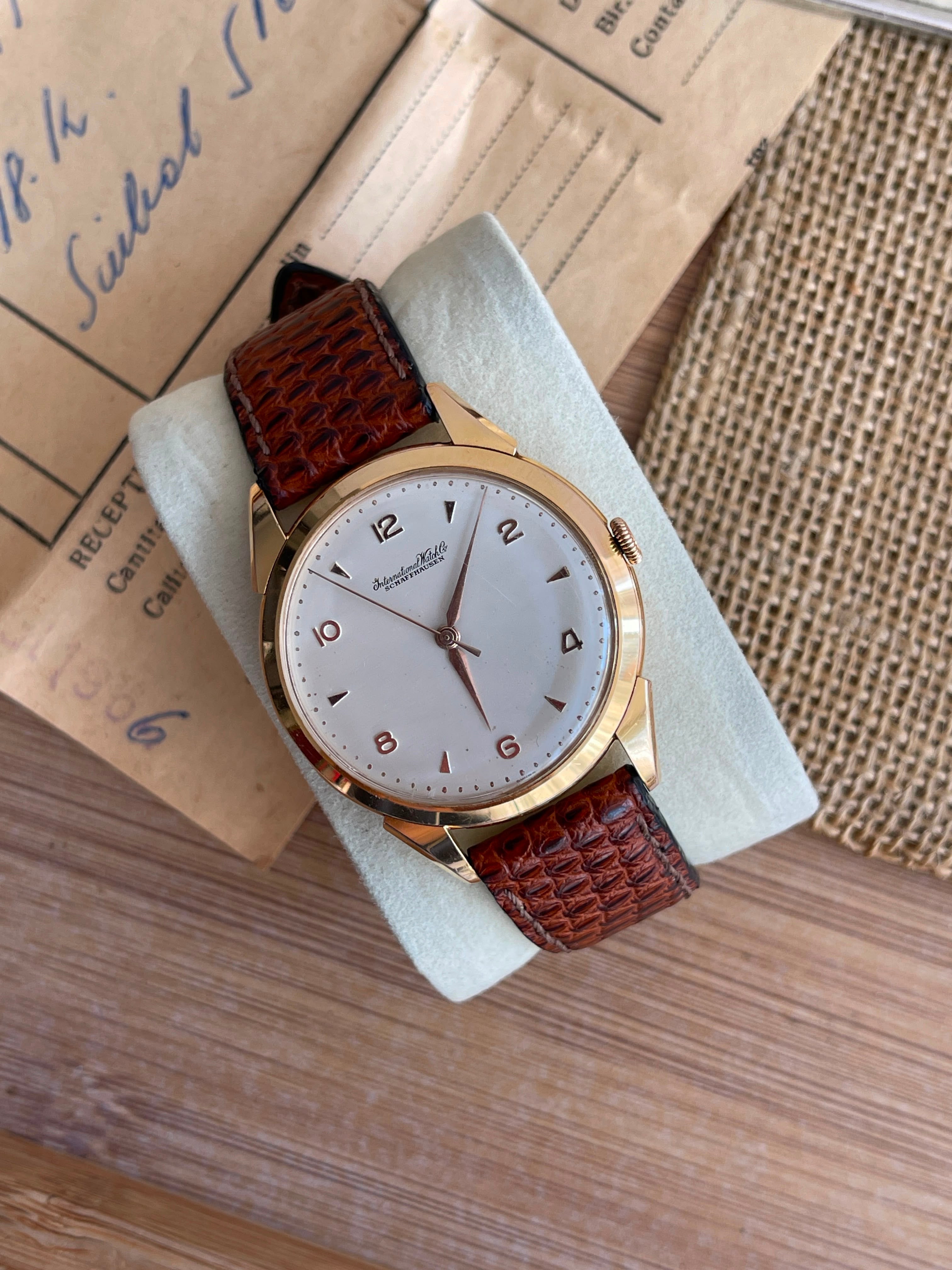 Ceas IWC din Aur 18K - Calibru Mecanic - Full set - impecabil - 15.07.1966