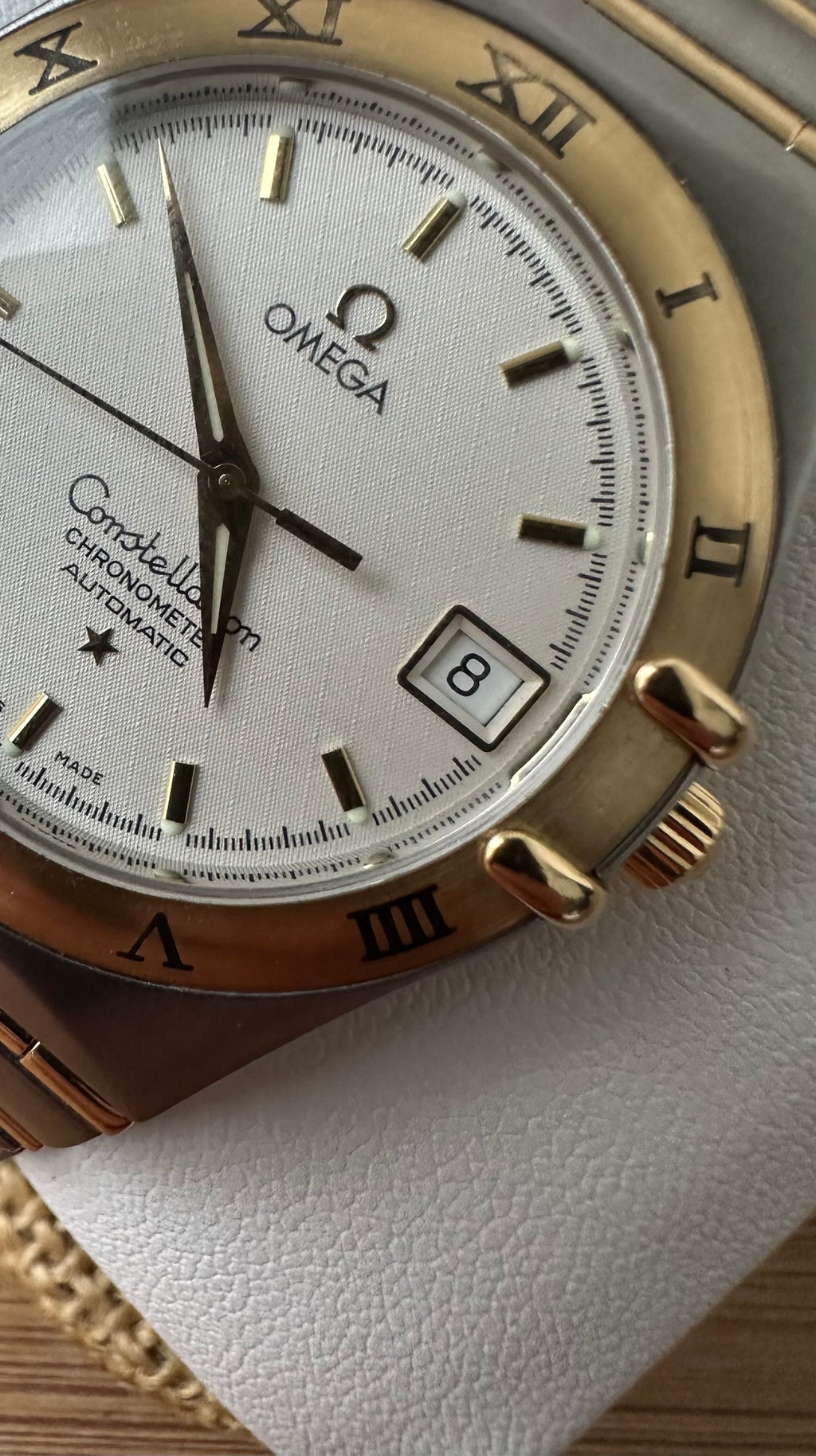 Omega Constellation Aur 18k Oțel Automatic 35.5mm diametrul