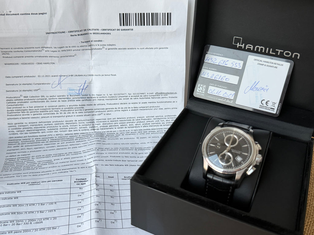 Hamilton Jazzmaster Valjoux 7750 - Ref. H326160