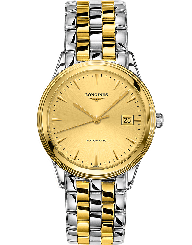 Longines Flagship Automatic 38.5mm - Two tone - Full set - Servisat - L4.974.3.32.7