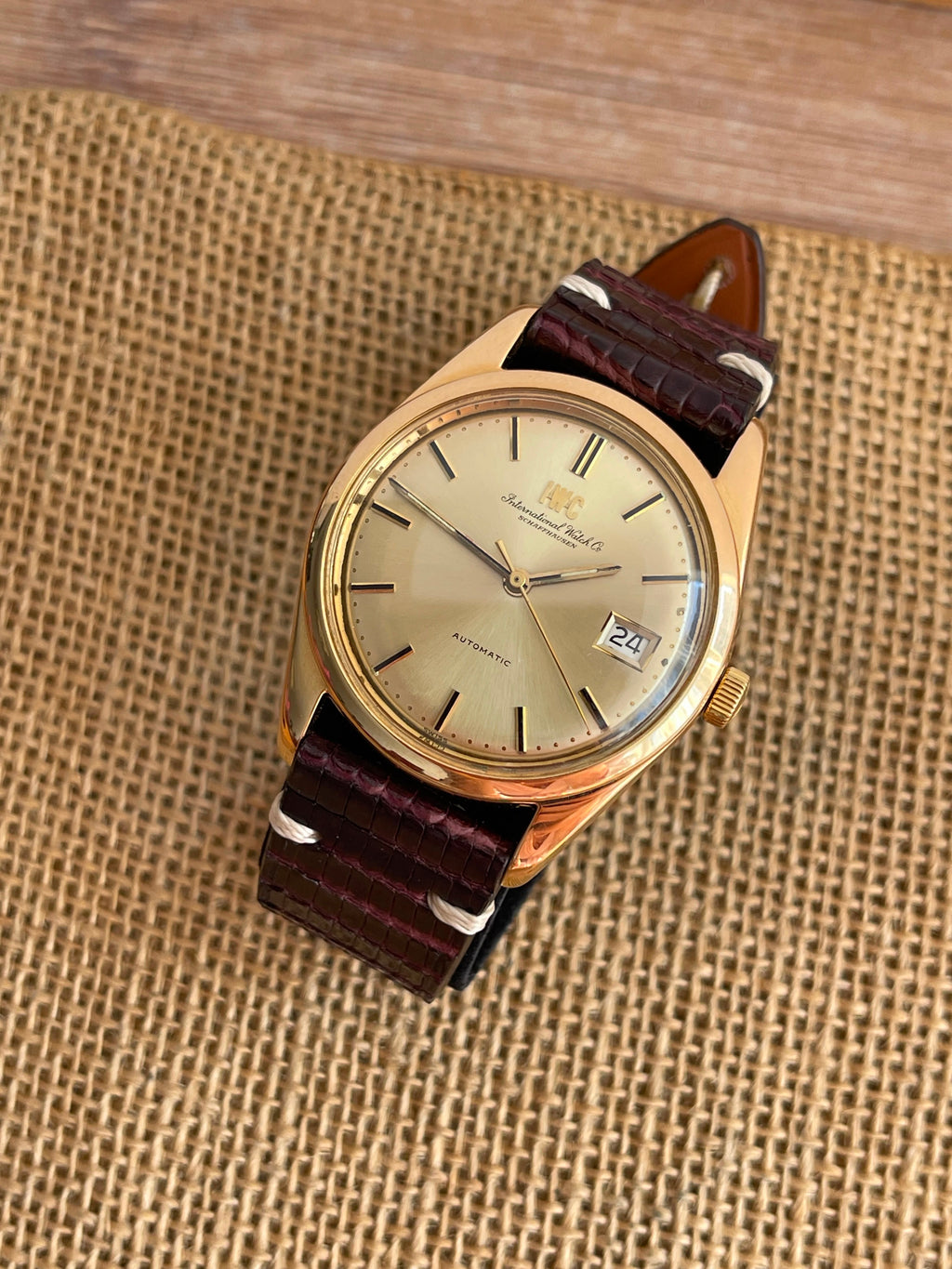 IWC Automatic Aur 18K - Vintage - NOS - din 1970