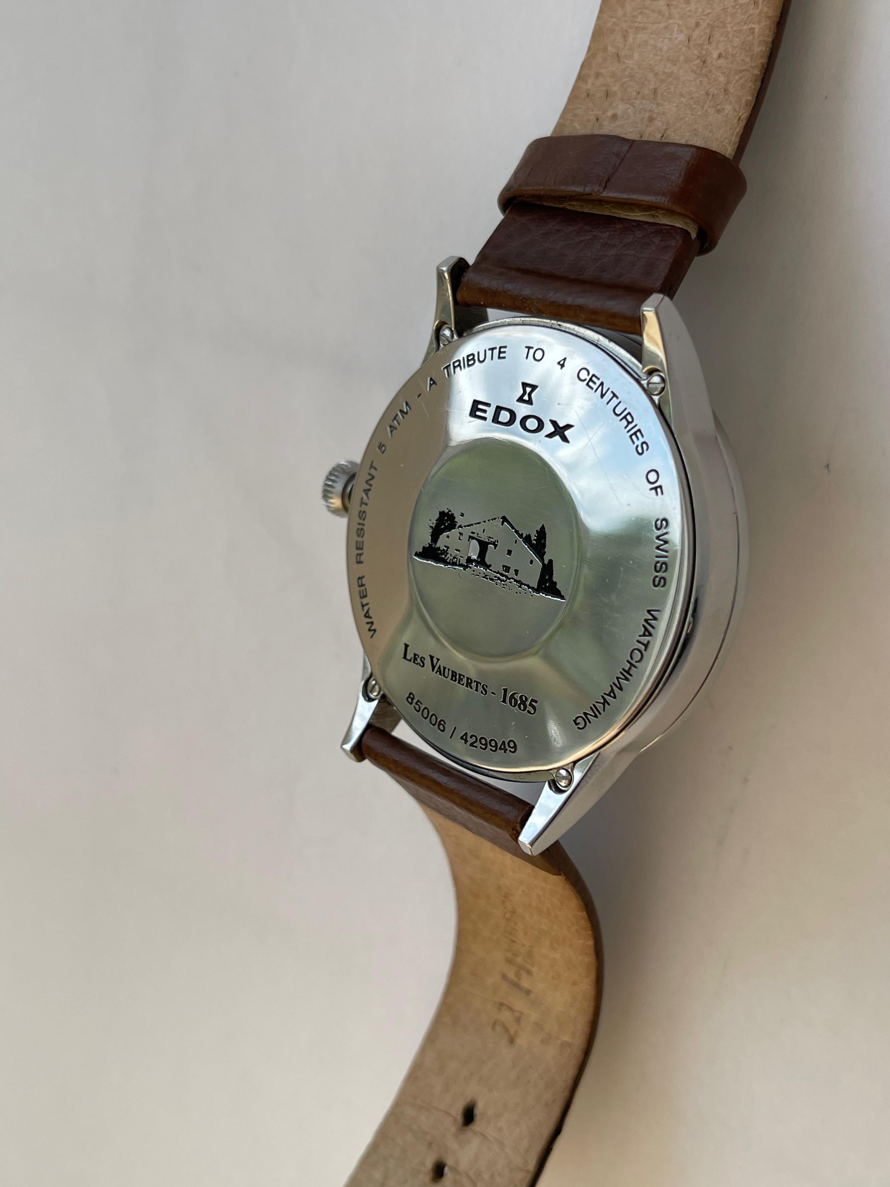 Ceas Edox Les Vauberts Automatic - Open Heart