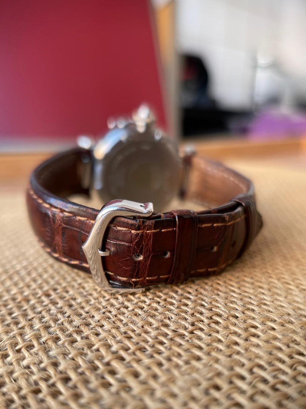 Cartier Pasha Automatic Big Date 35mm, curea de piele aligator 2475