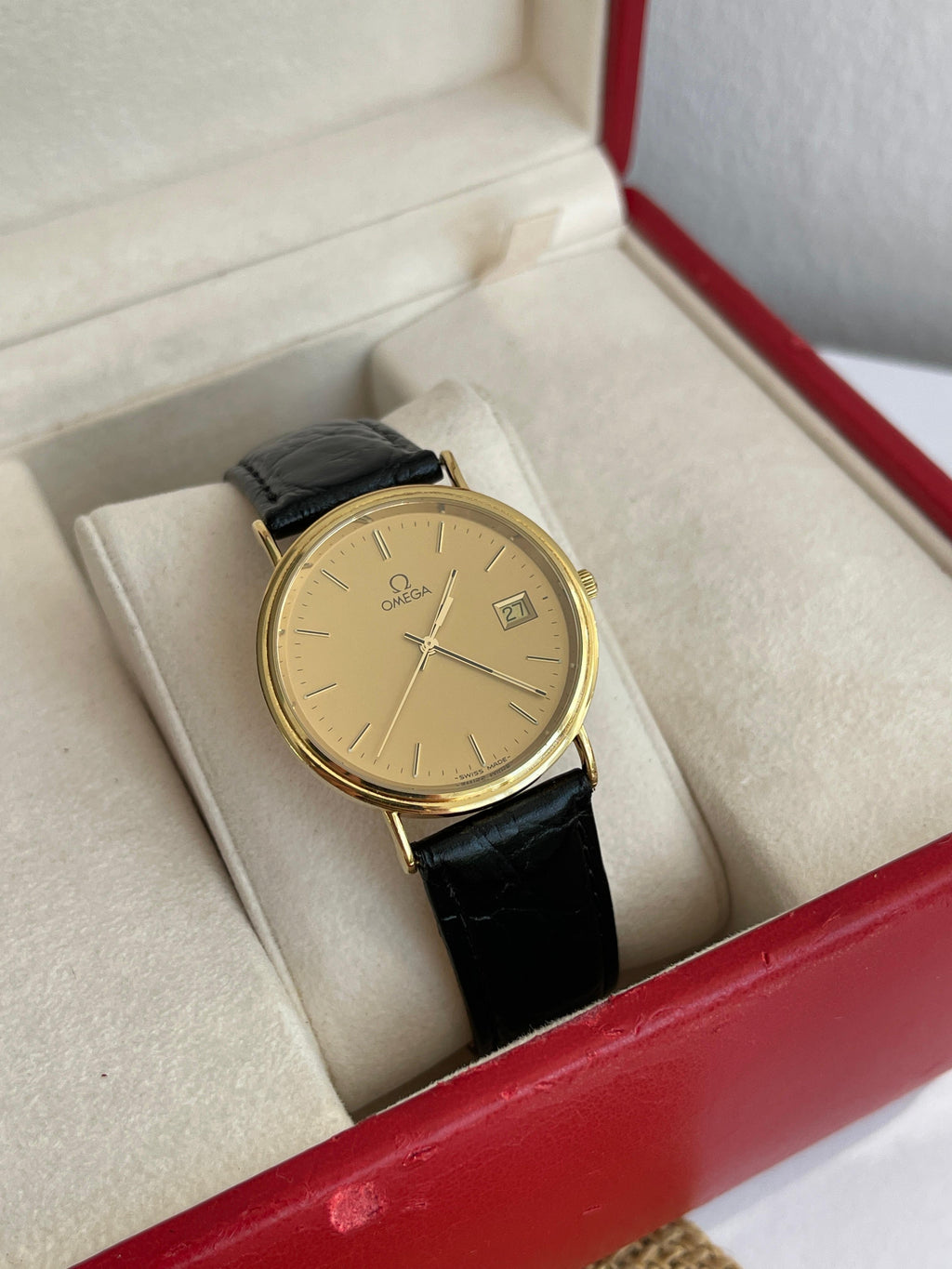 Superb Omega Seamaster Jubilee Aur 18K - Full set - Impecabil