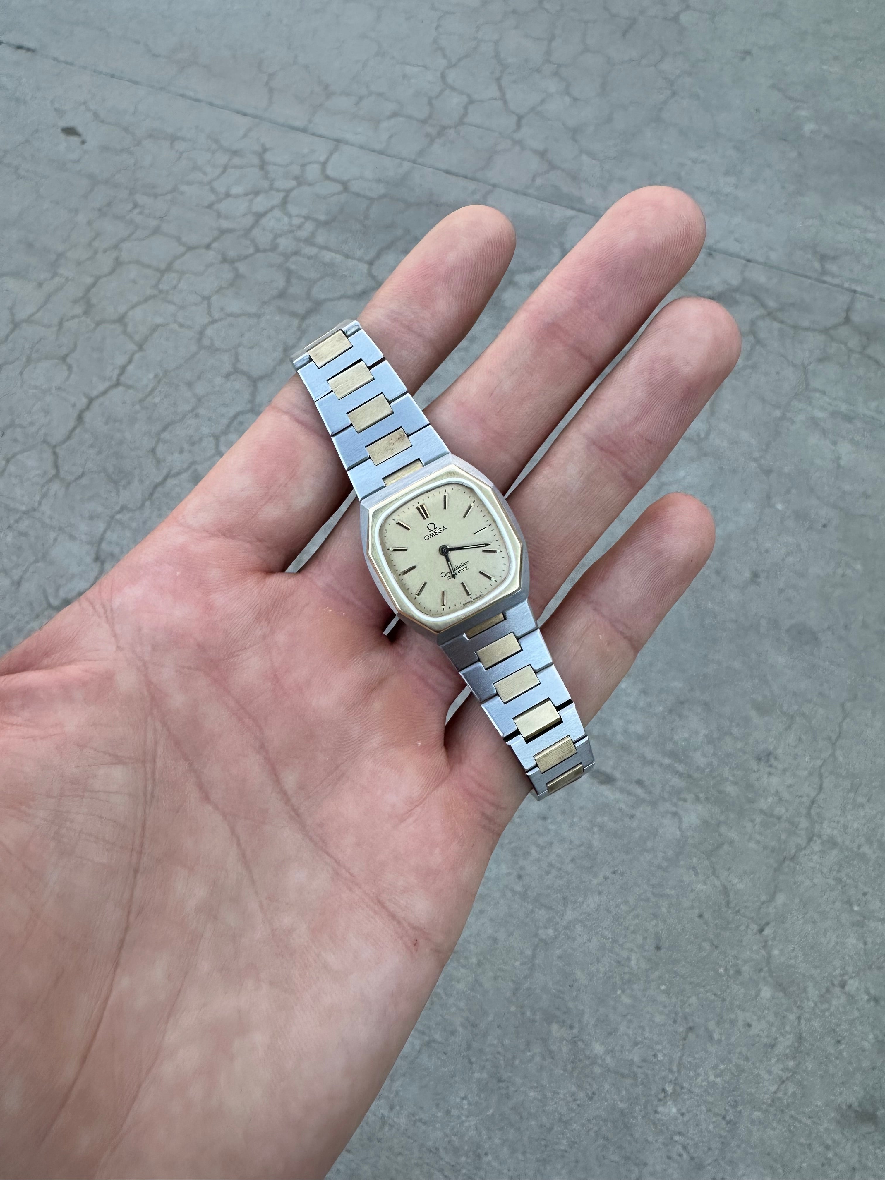 Omega Constellation Aur 18K si Otel Ref. 198.0123 - 33mm
