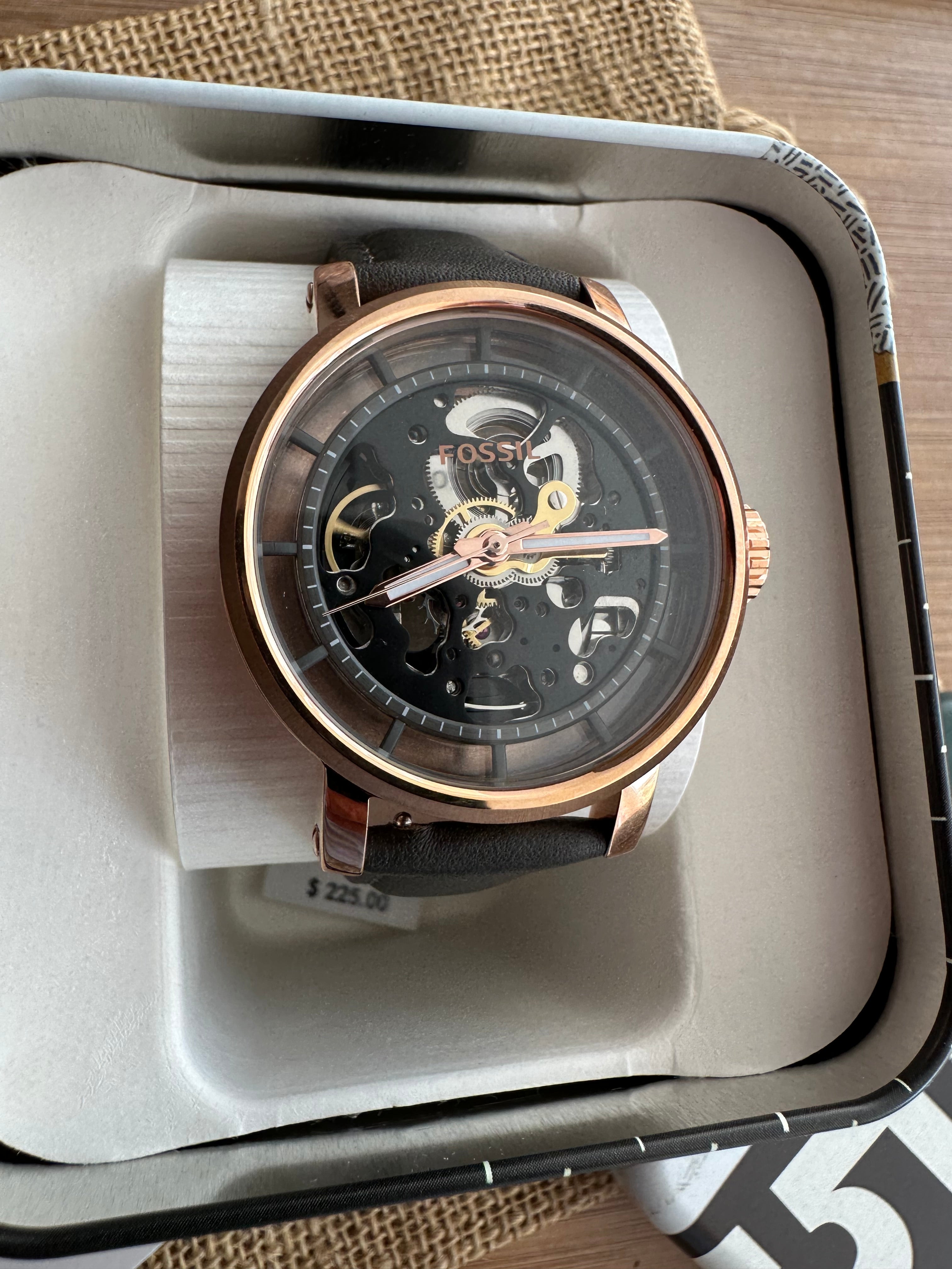 Ceas Fossil Boyfriend 38mm diametrul - Automatic curea de piele - ME3089