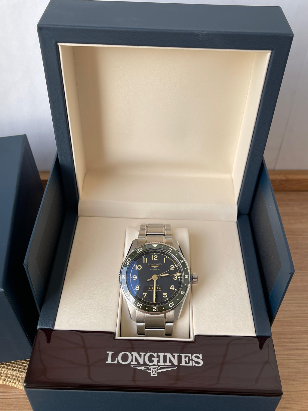 CEAS LONGINES SPIRIT ZULU TIME L3.812.4.53.6 CONDIȚIE EXCELENTǍ, FULL SET 42mm