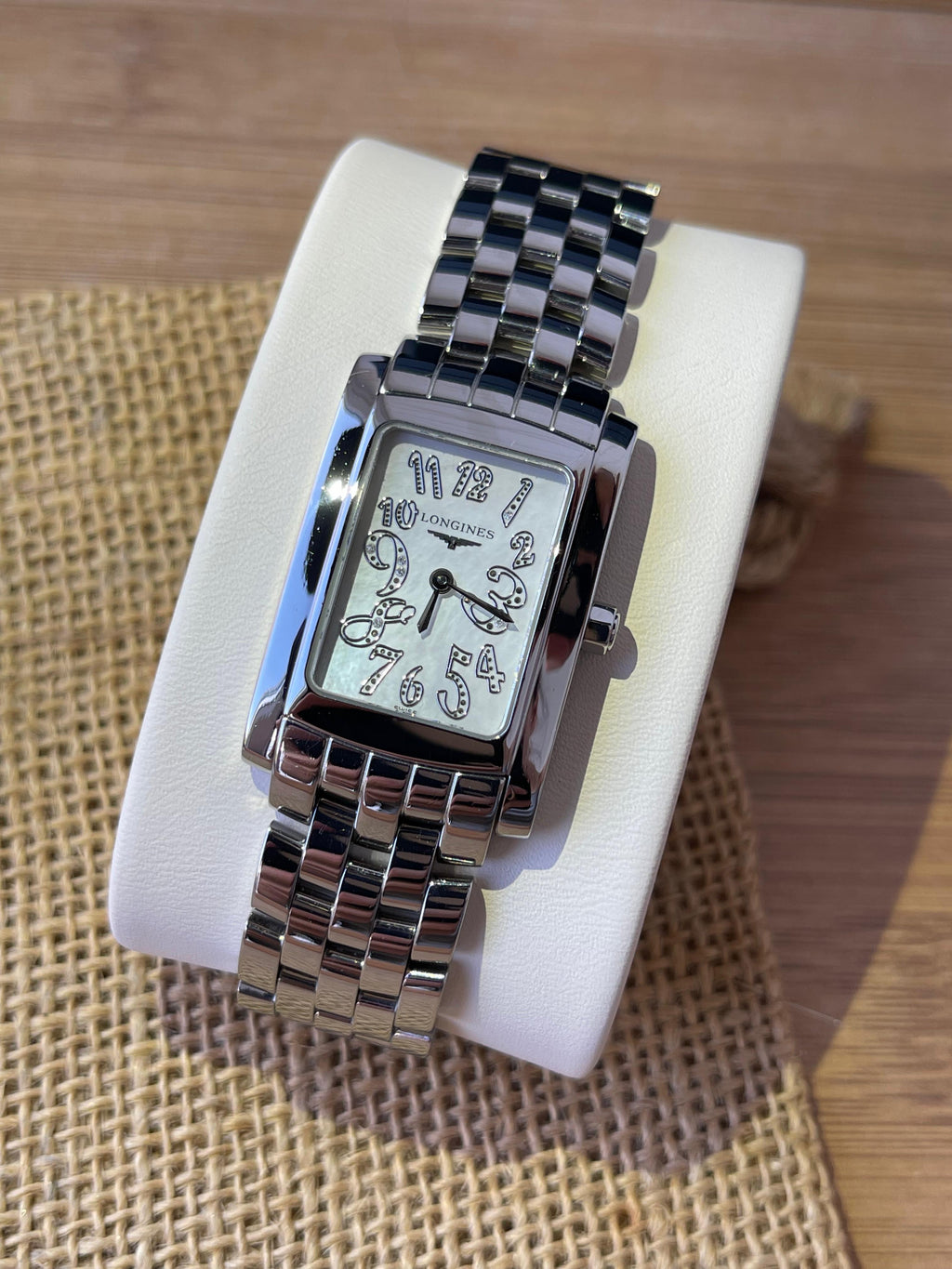 Ceas Longines Dolcevita Lady Cadran Mother of Pearl cu diamante ref. L5.502.4.07.6