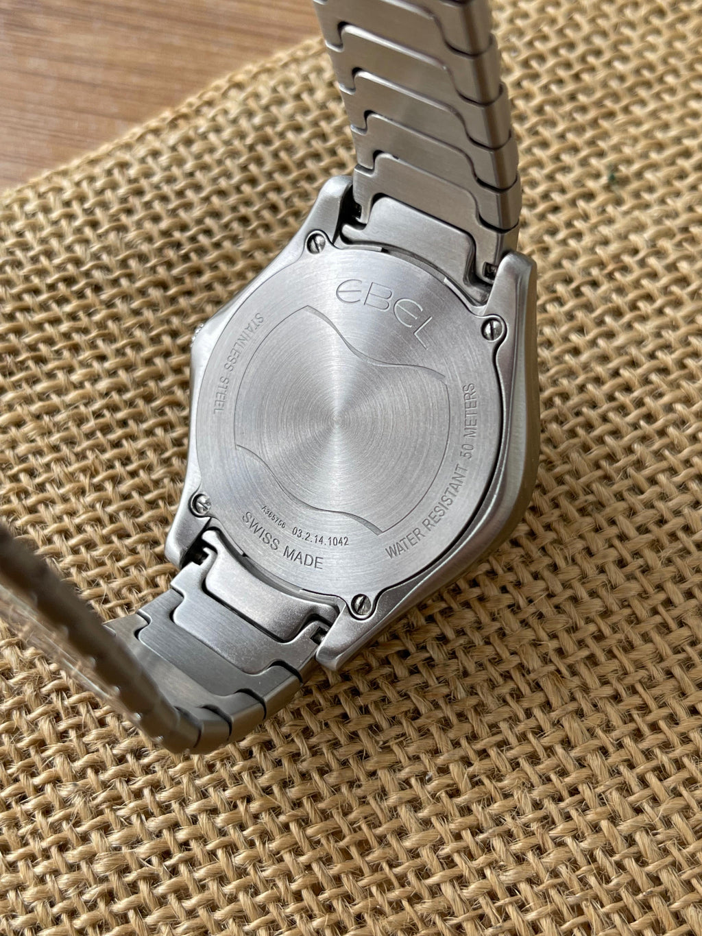 Superb Ebel Lady Wave 35mm cu diamante - ref. 1216303