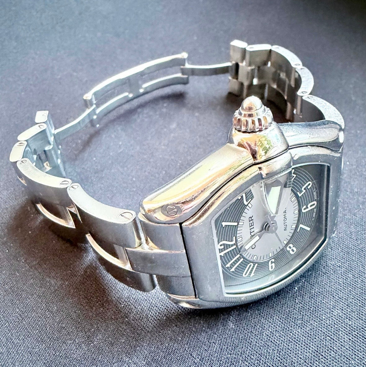 Cartier Roadster 2510 Automatic - Full set, cu acte Condiție excelenta
