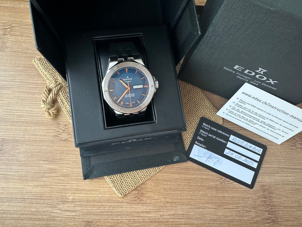 Ceas Edox Delfin Full set Rubber Strap