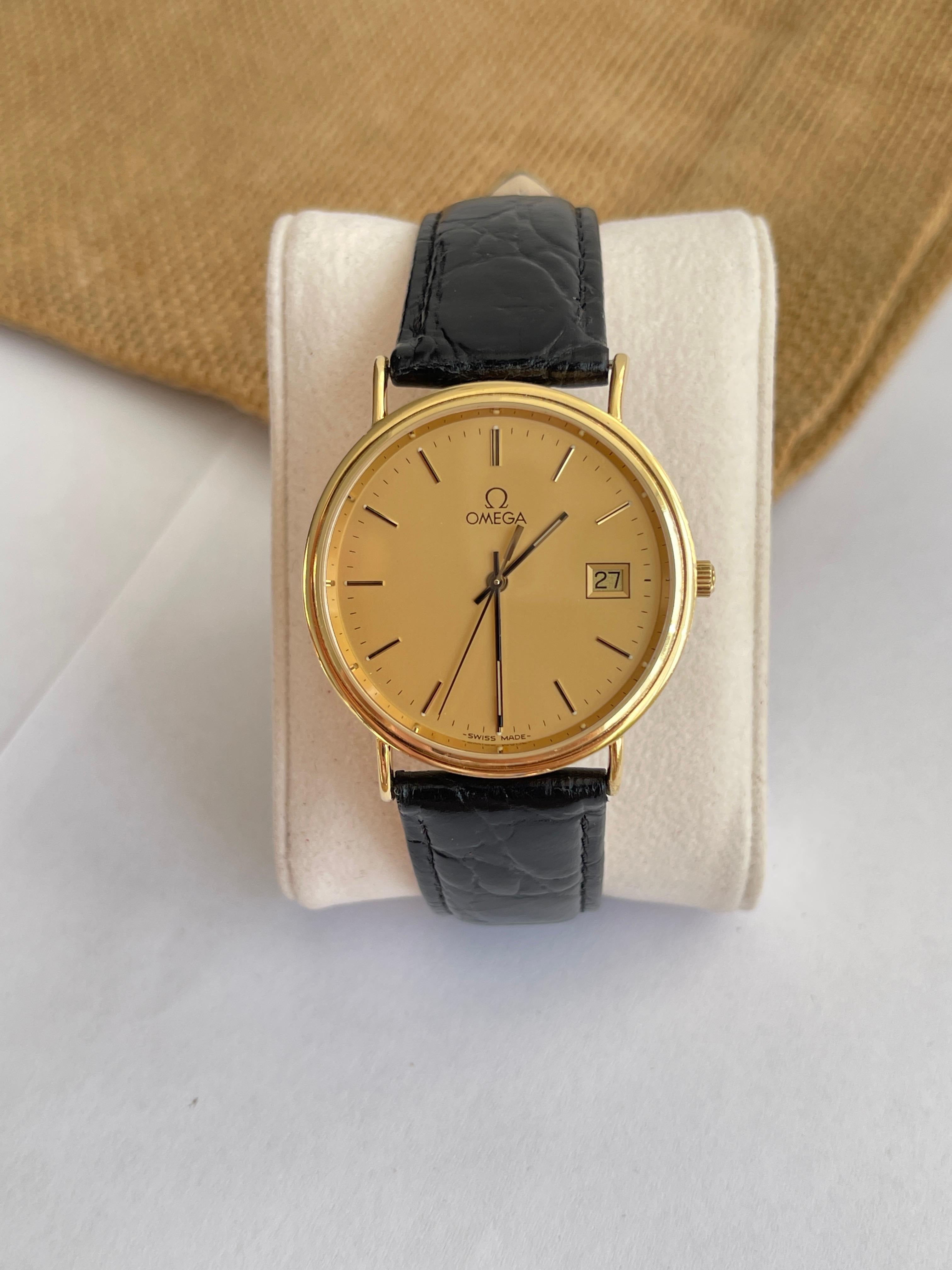 Superb Omega Seamaster Jubilee Aur 18K - Full set - Impecabil