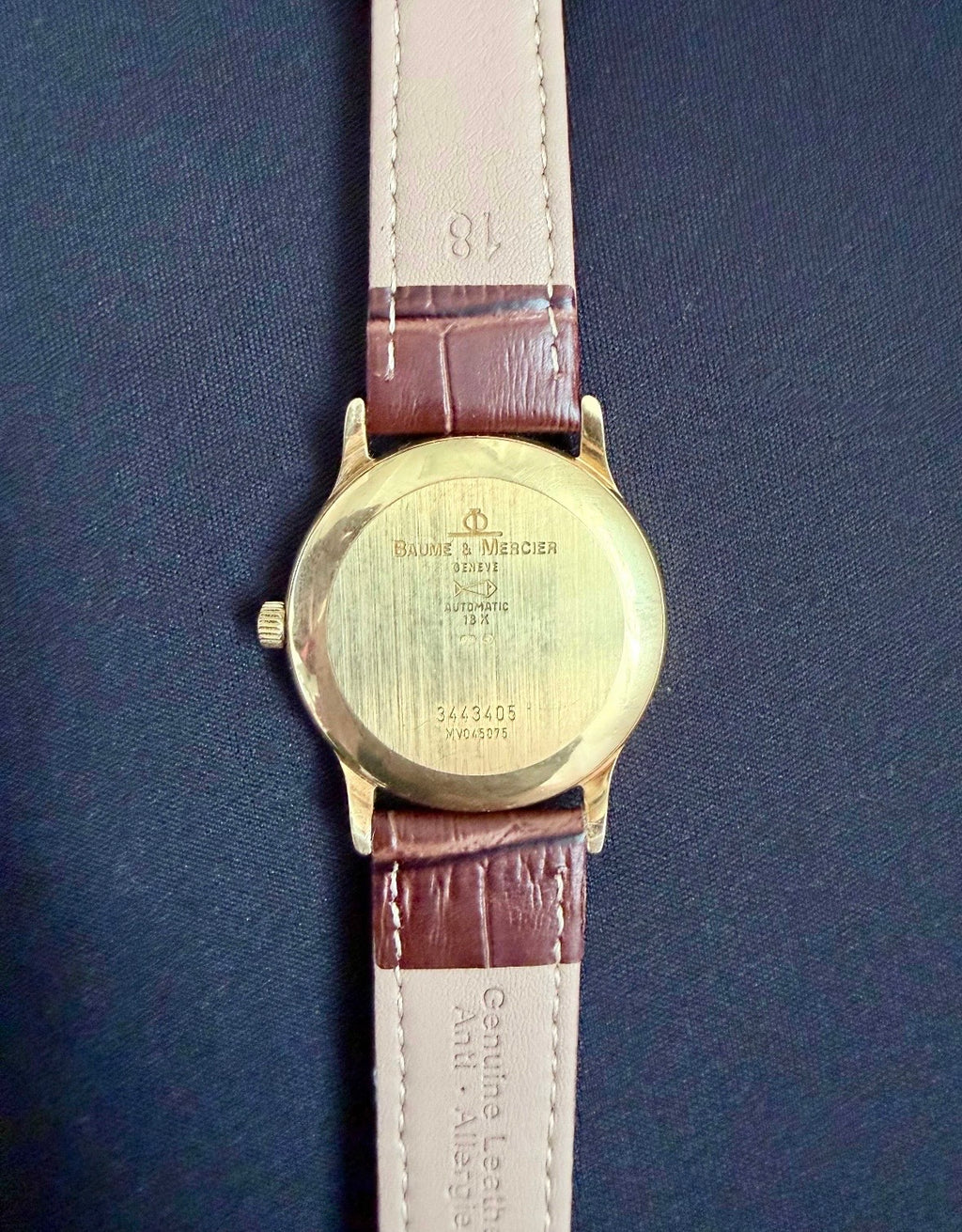 Cas eBaume Mercier Geneve - Aur 18K - Full set - Automatic