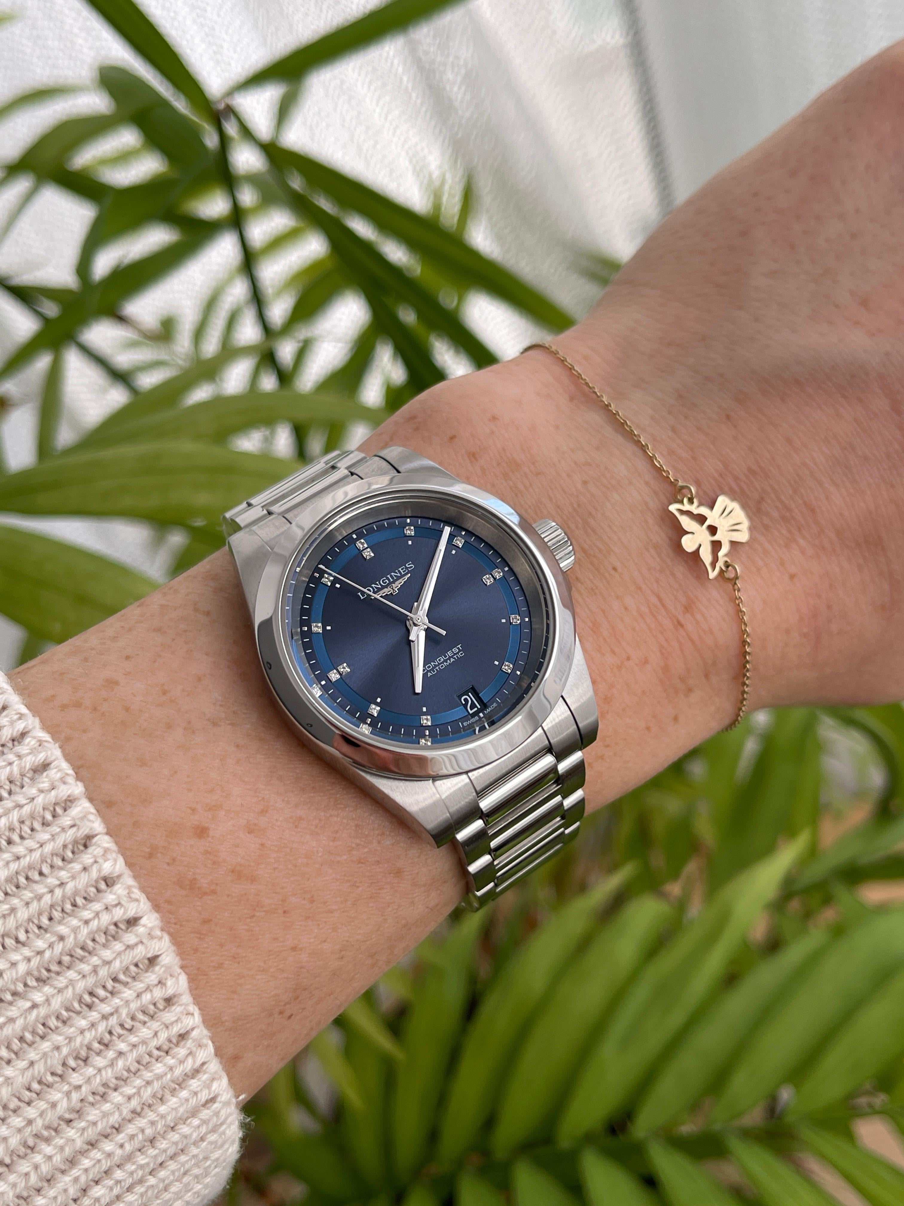 Longines Conquest Lady - Diamonds - L3.320.4.97.6