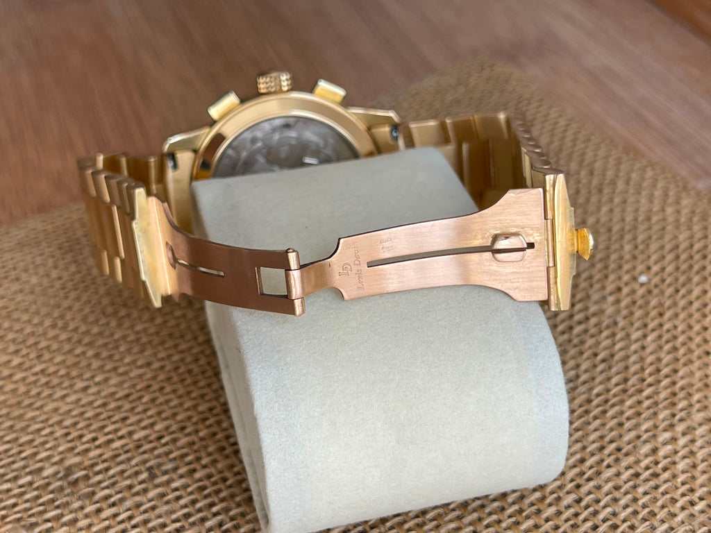 Ceas din Aur 18K Louis Davin - Valjoux 7750 - 148g total