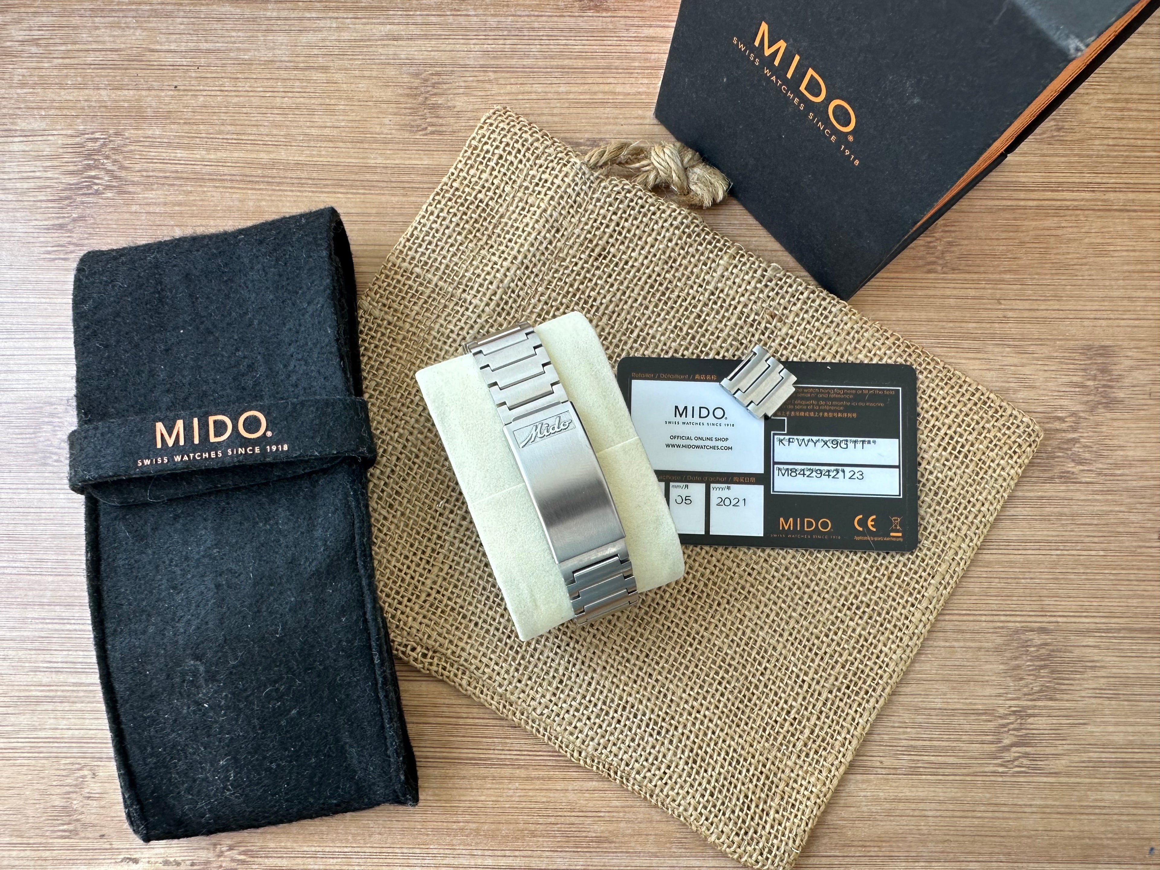 Ceas Mido Commander Automatic Datoday 39mm- Full set - Impecabil -M8425.4.11.1