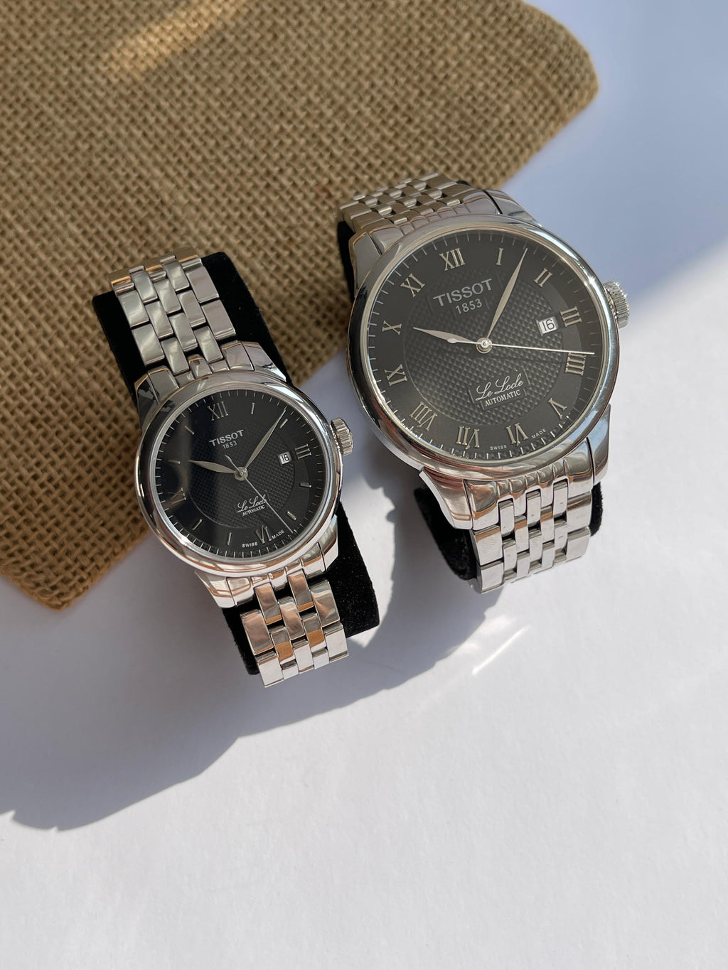 Superb Set Cuplu Tissot Le Locle 29mm si 39mm